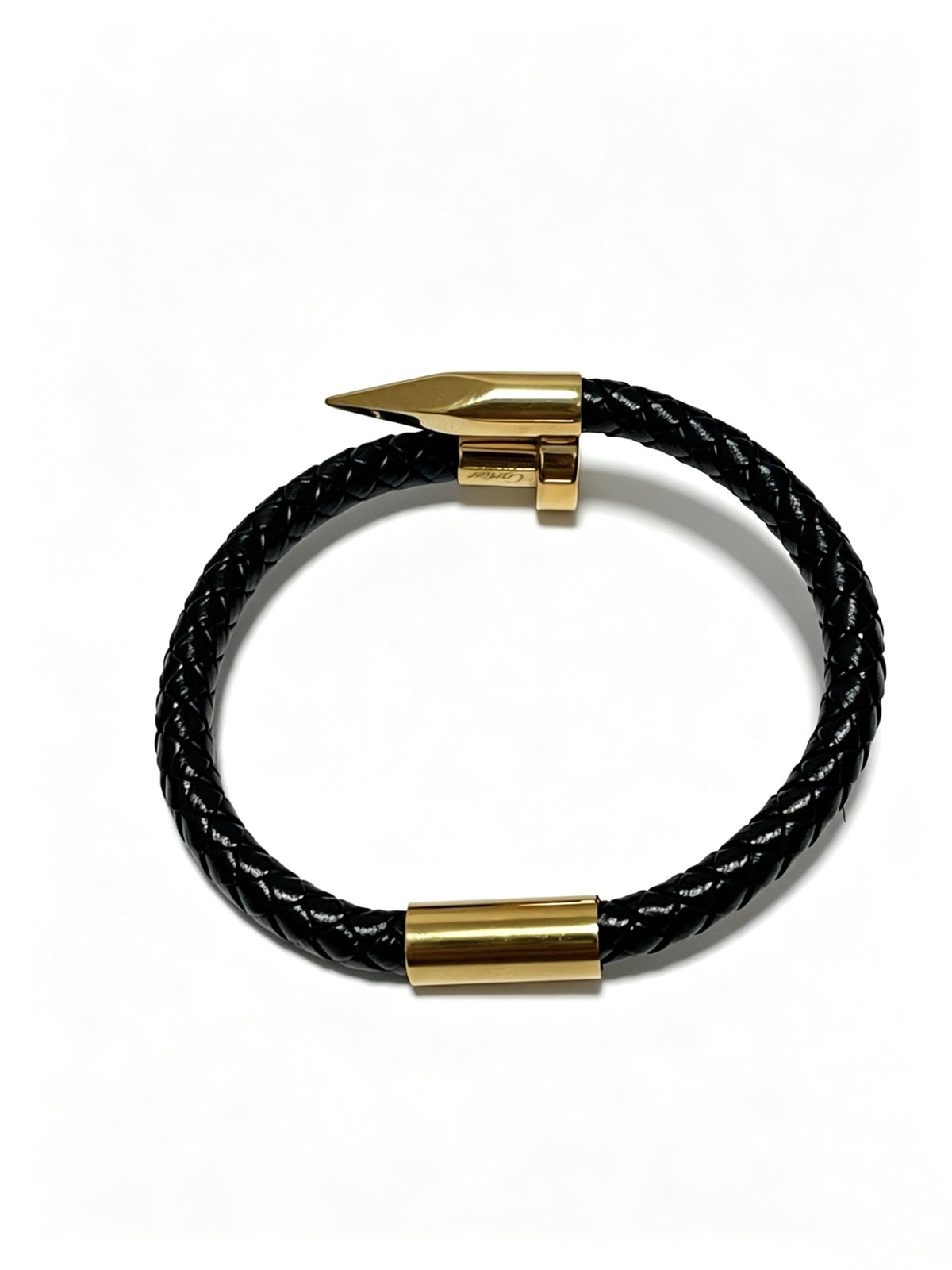 Sculptural Statement Bracelet in Gold-Tone – Design 118 main product view