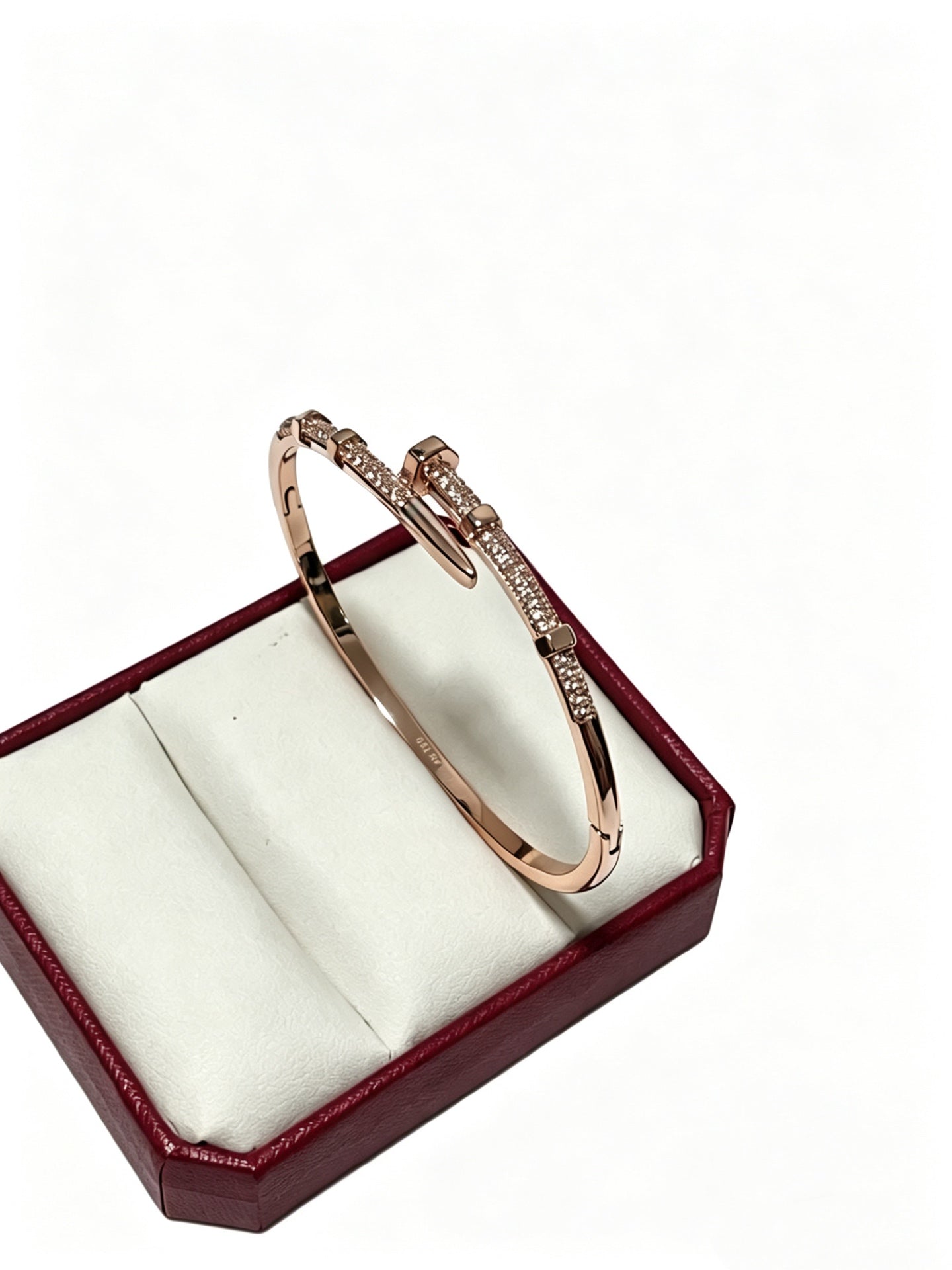 Sculptural Statement Bracelet in Gold-Tone – Design 115 main product view