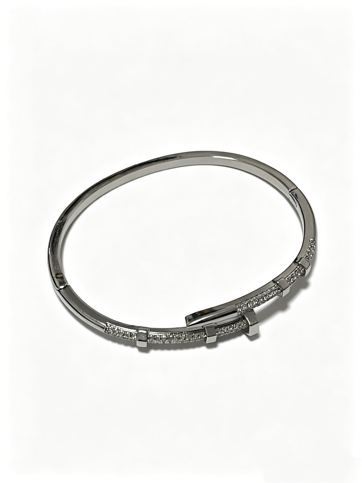 Sculptural Statement Bracelet in Gold-Tone – Design 114 main product view