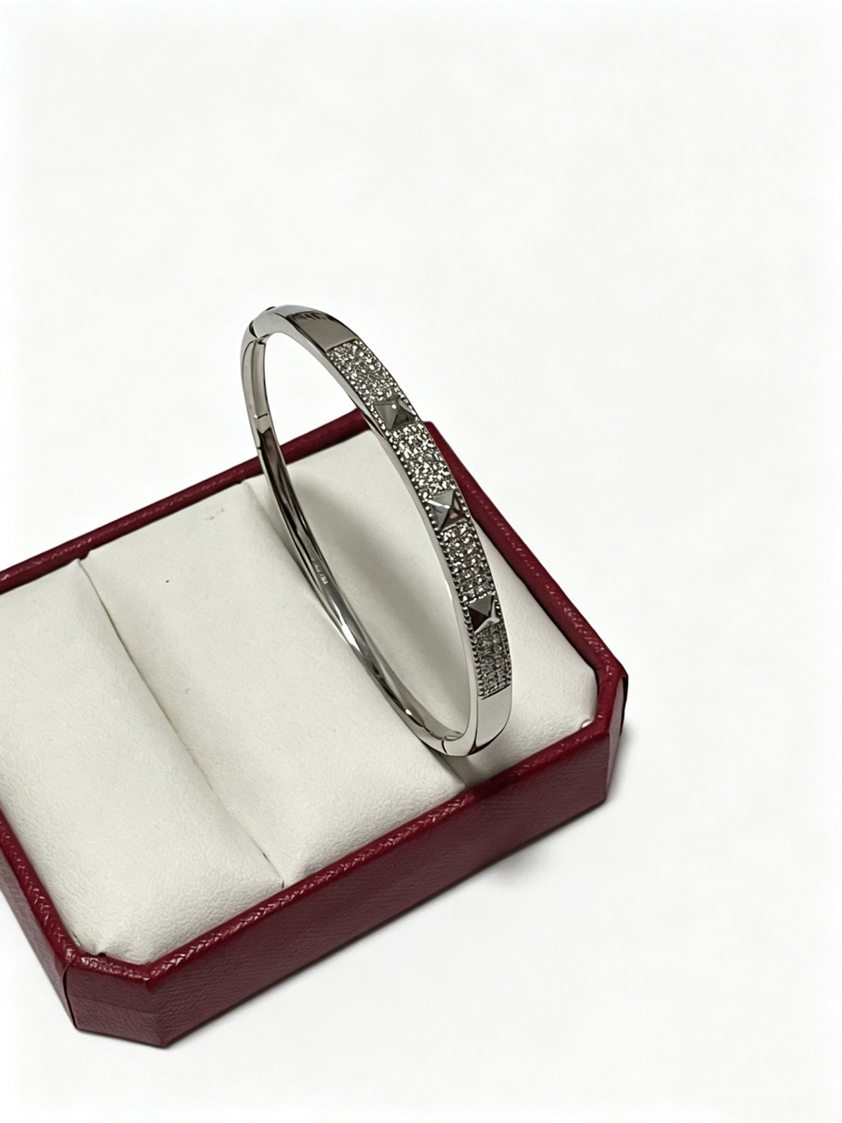 Sculptural Statement Bracelet in Gold-Tone – Design 113 styled view