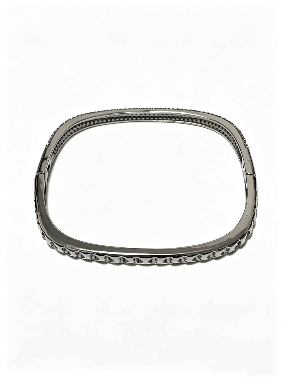 Sculptural Statement Bracelet in Gold-Tone – Design 110 front view