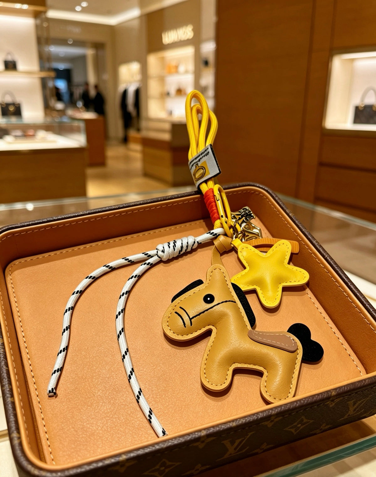 Bag Motif Keychain – Bag Detail – Design 059 styled product view