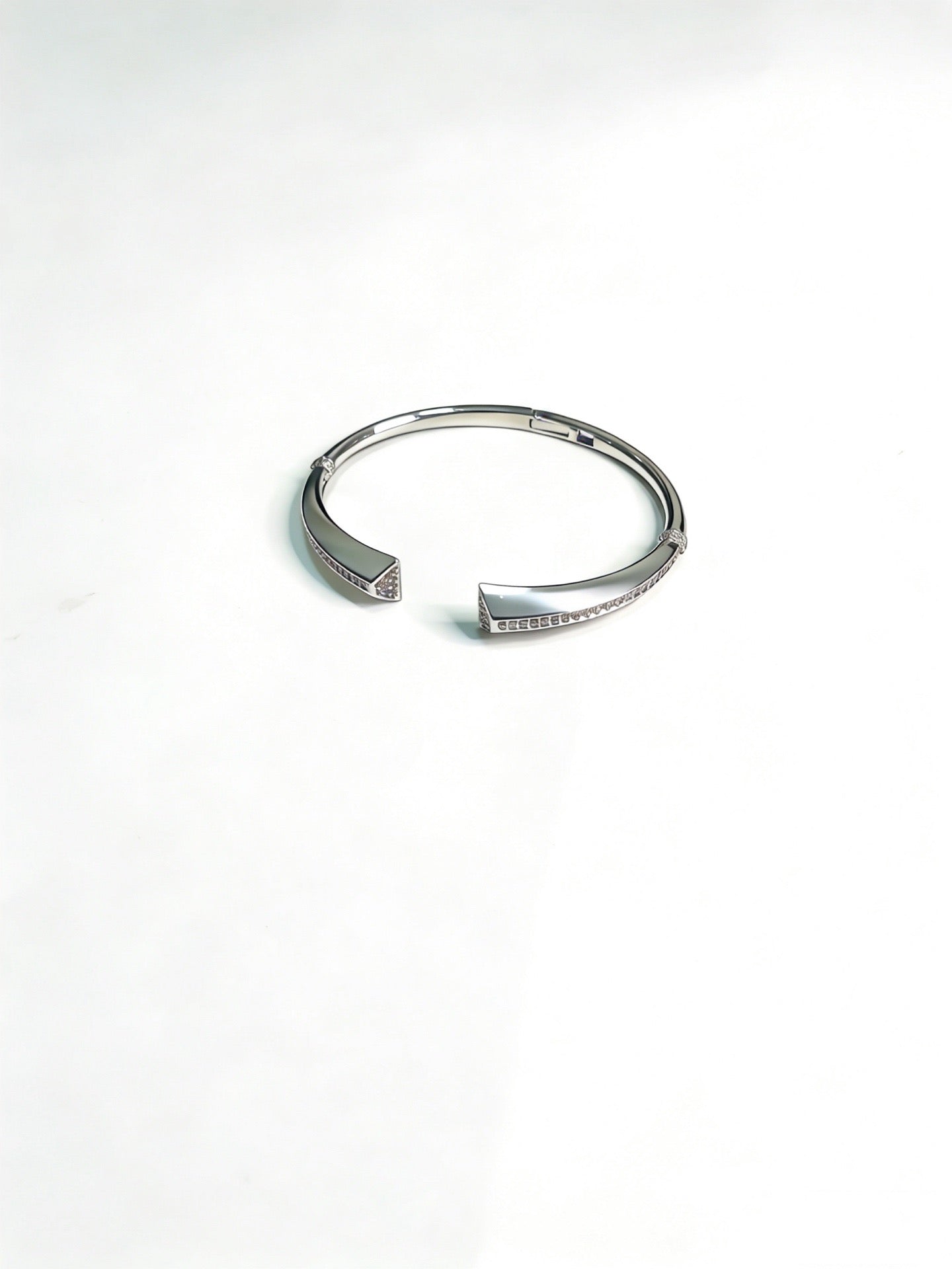 Sculptural Statement Bracelet in Gold-Tone – Design 106 main product view