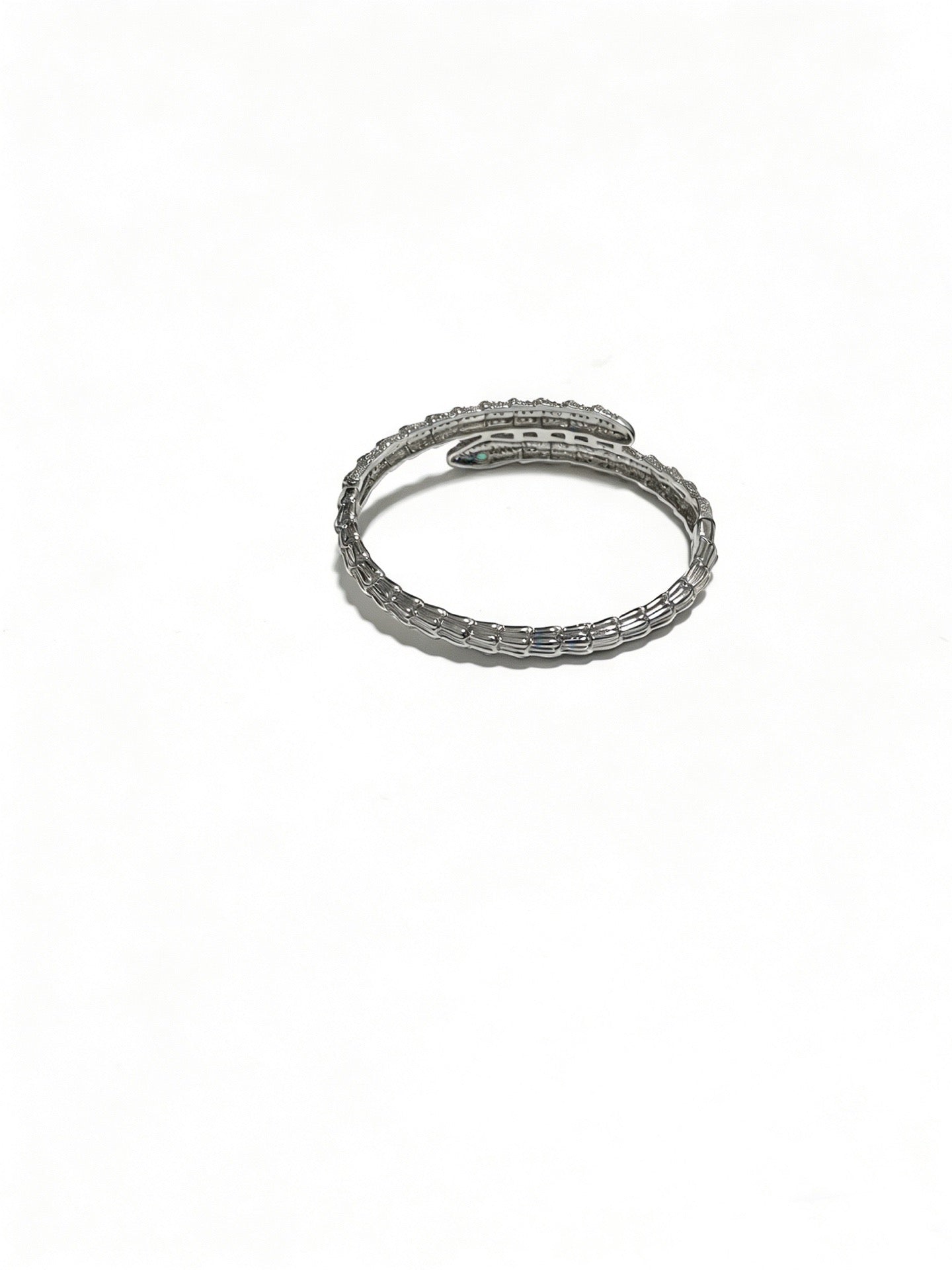 Sculptural Statement Bracelet in Gold-Tone – Design 104 detail view