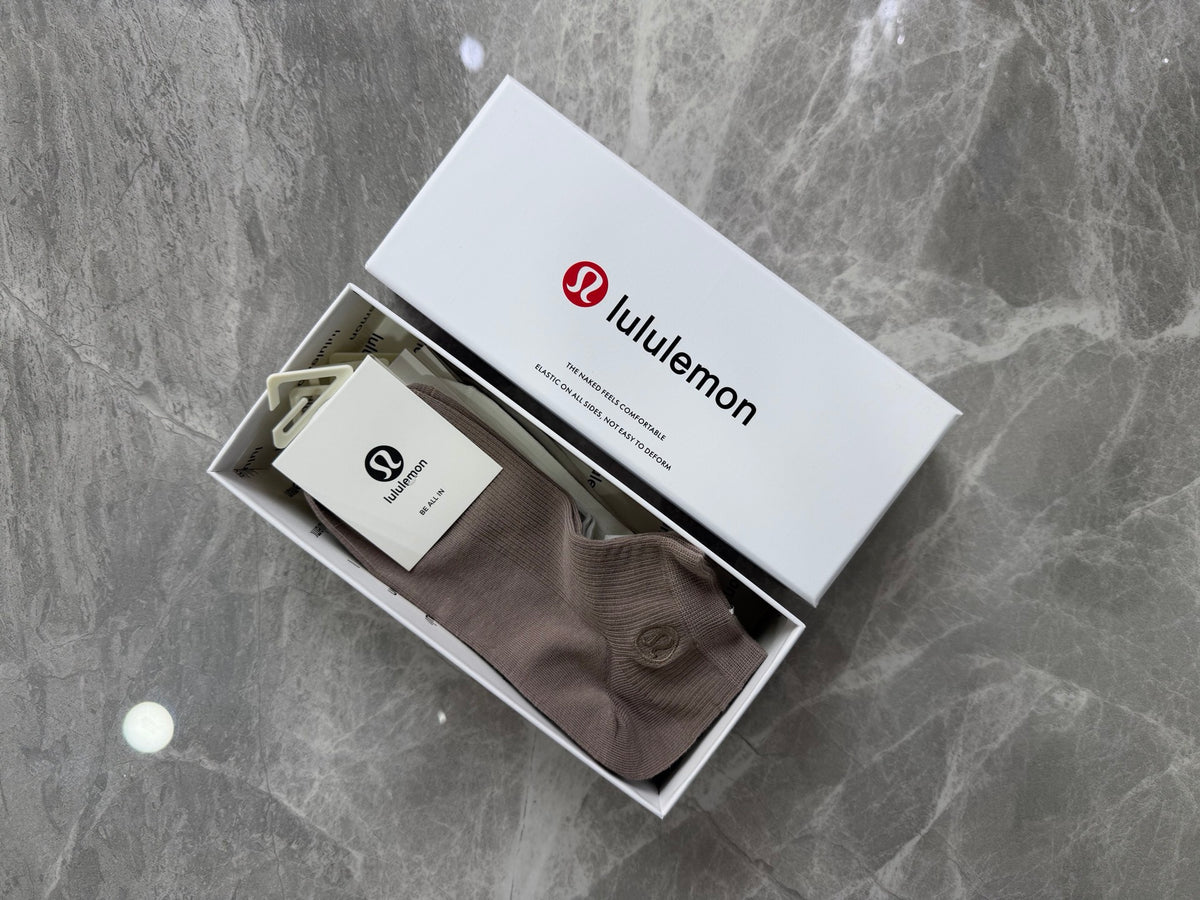 Lululemon Modal Simple Contrast Emblems Ankle Socks - 5-Pair Set