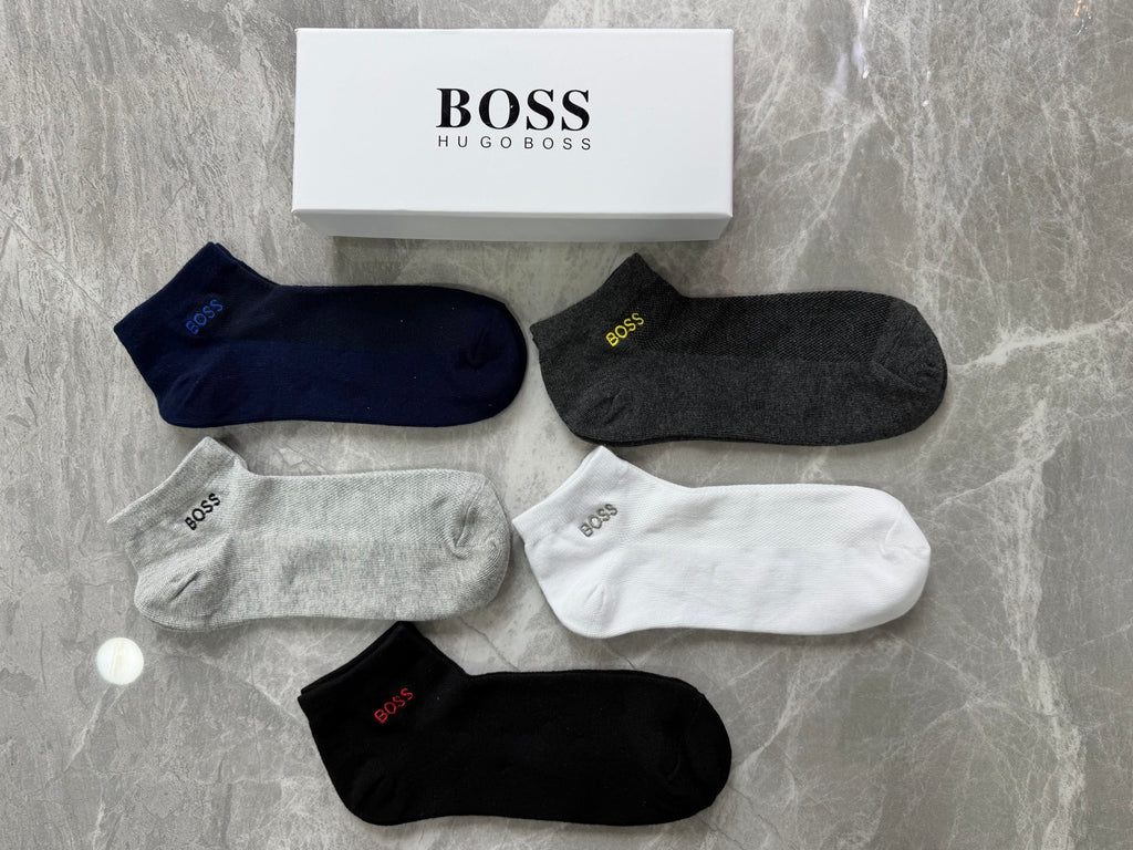 Boss Small Logo Details Ankle Socks