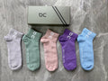 On Clean Performance-Style Logo Details Ankle Socks - 5-Pair Set
