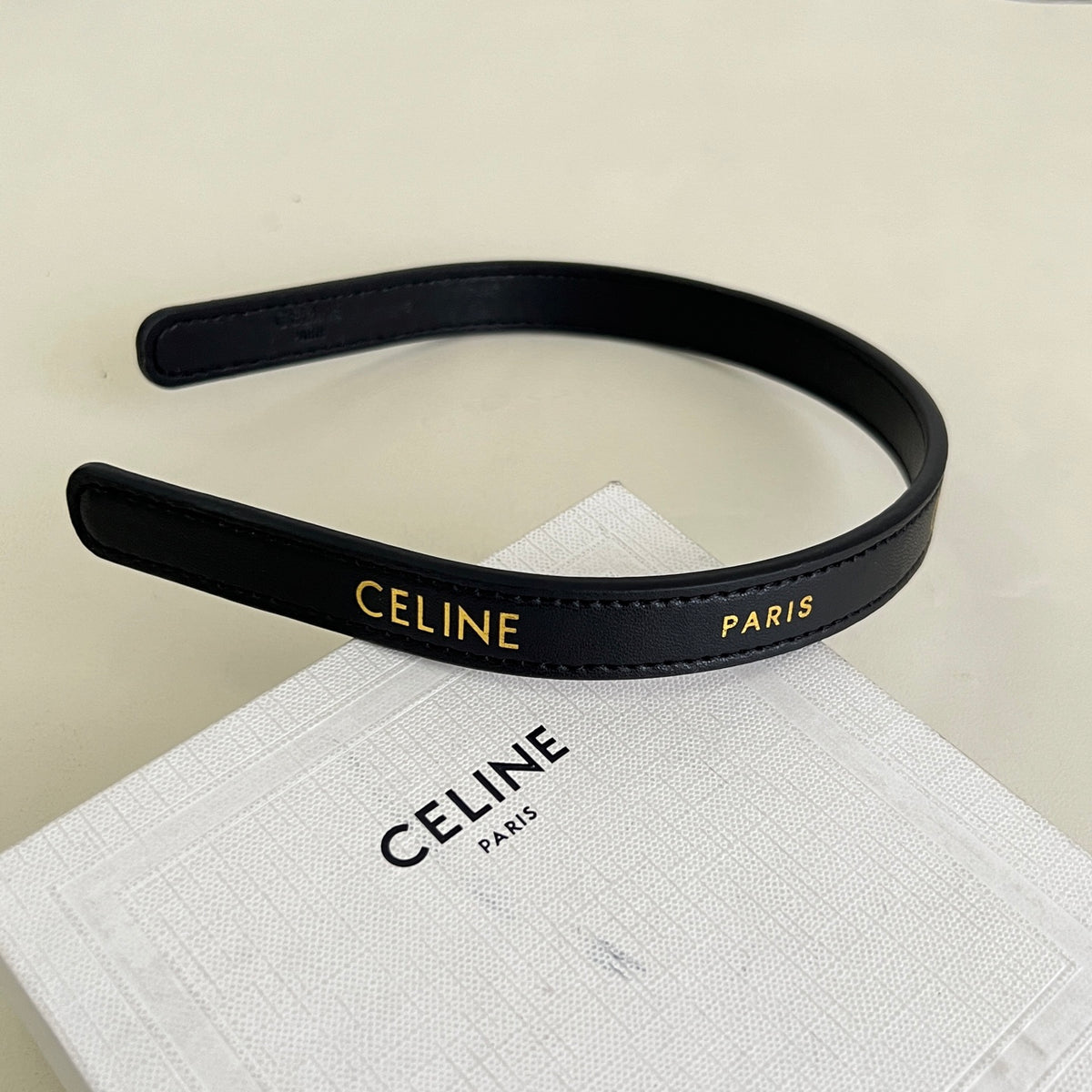 Signature Emblem Hair Tie Accessory – Design 02 detail view