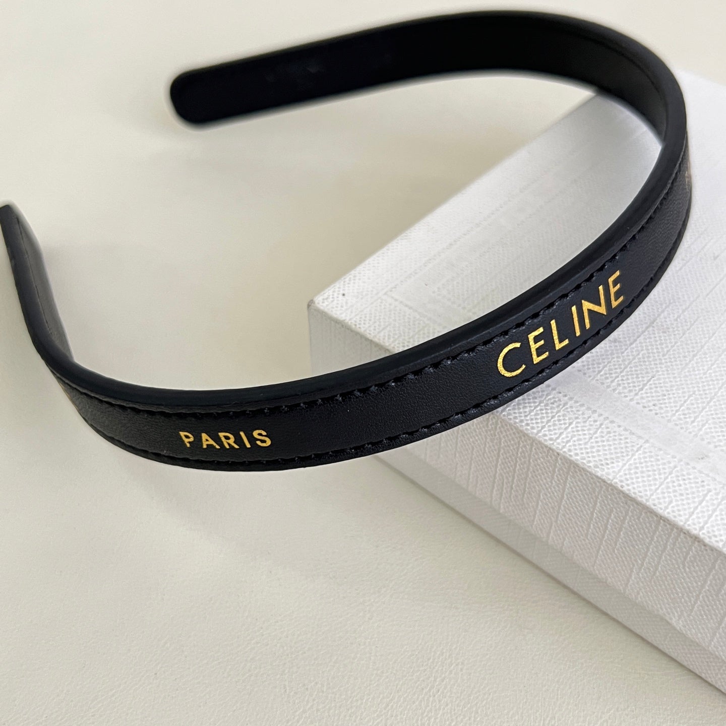 Signature Emblem Hair Tie Accessory – Design 02 close-up view