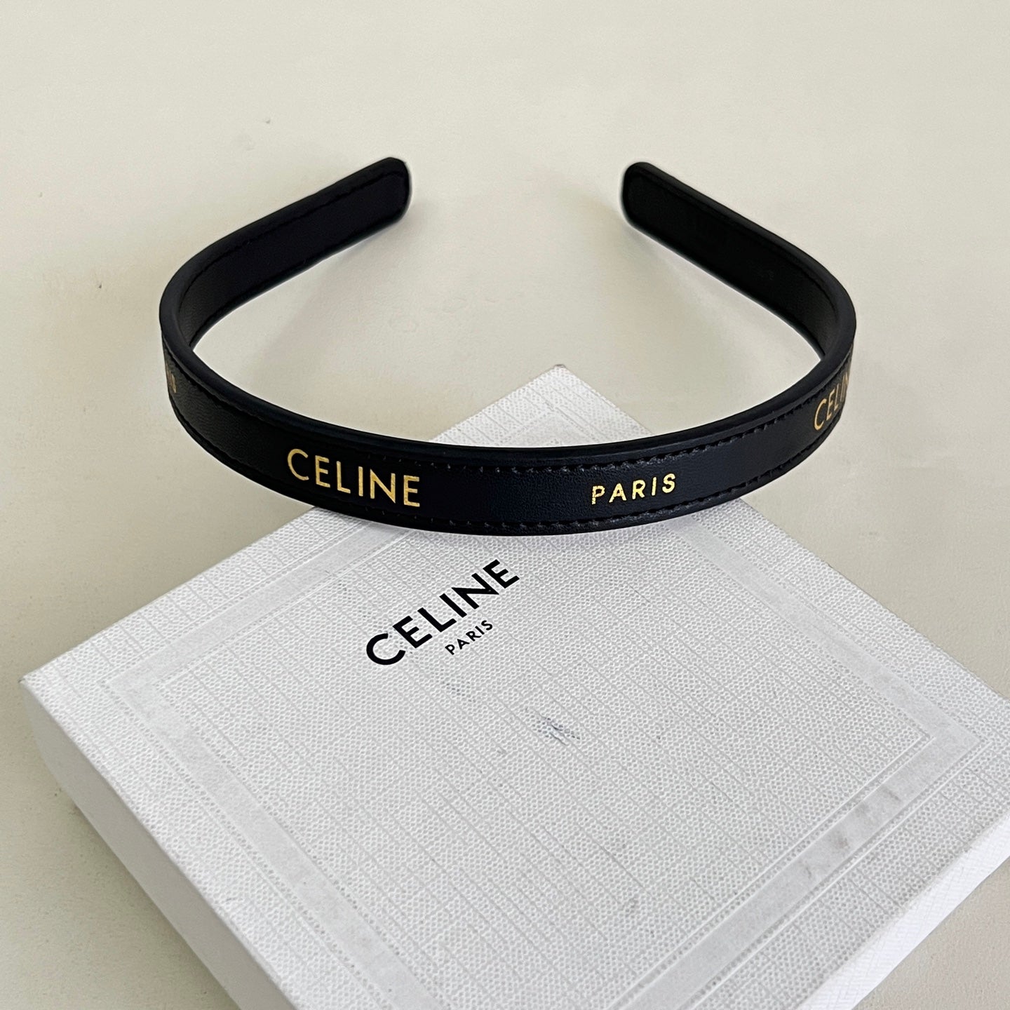 Signature Emblem Hair Tie Accessory – Design 02 front view