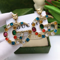 Double-G Emblem Stud Earrings in Polished Metal-Tone – Vintage Detail – Design 012 main product view