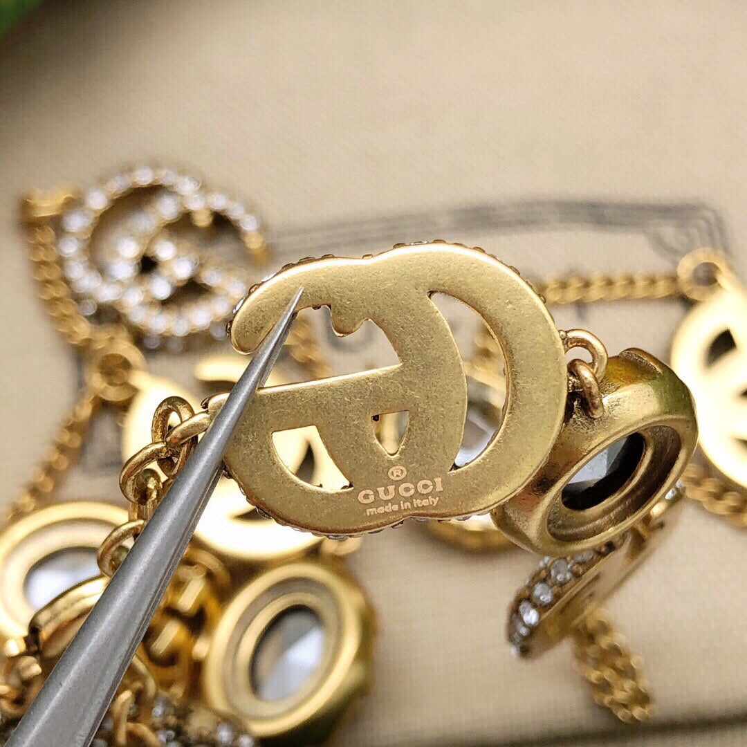 Geometric Emblem Pendant Necklace in Silver-Tone – Design 001 main product view