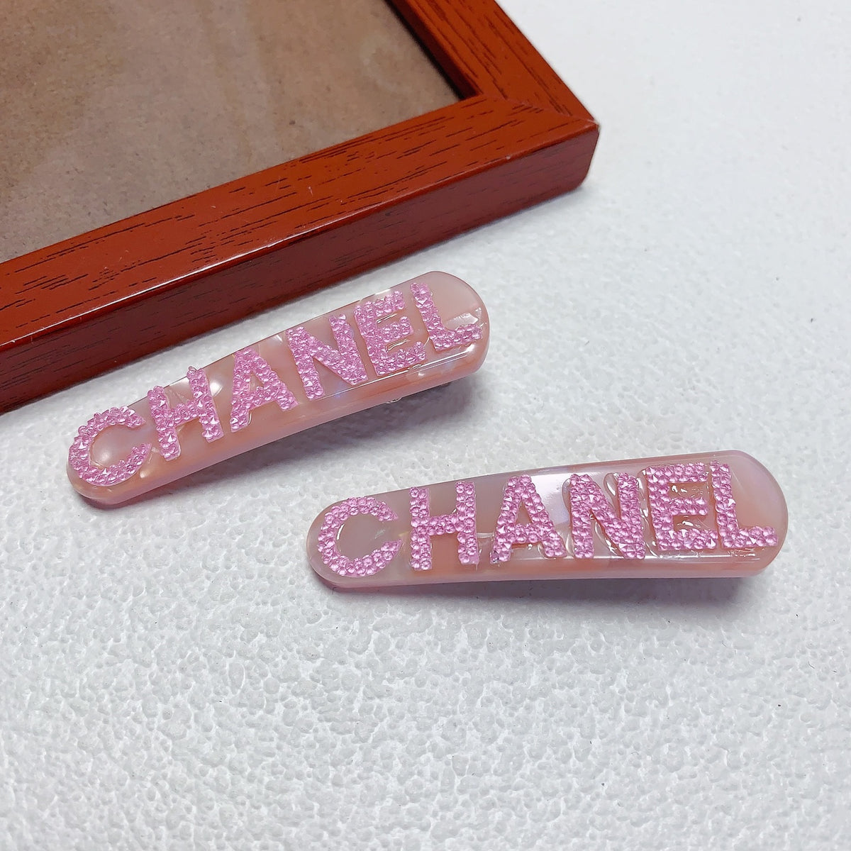 Letter Hair Clip – Design 005 front product view