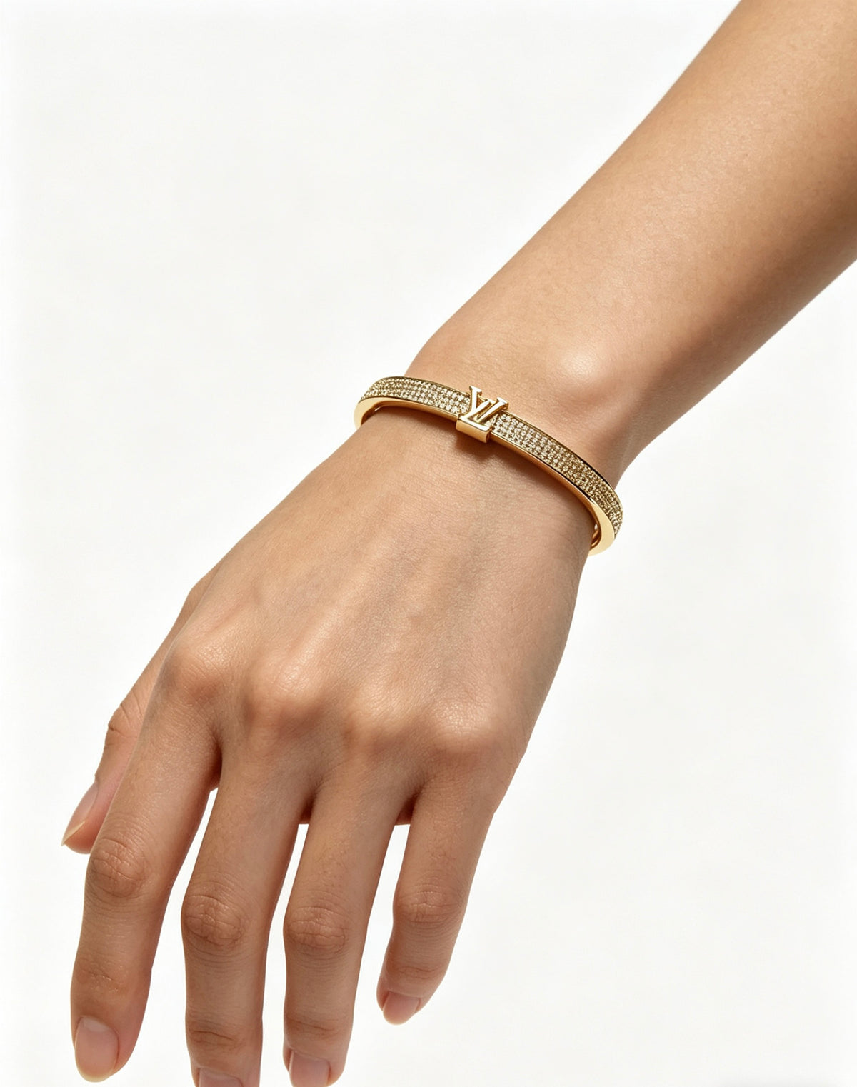Chain Bangle in Silver-Tone – Design 010 main product view