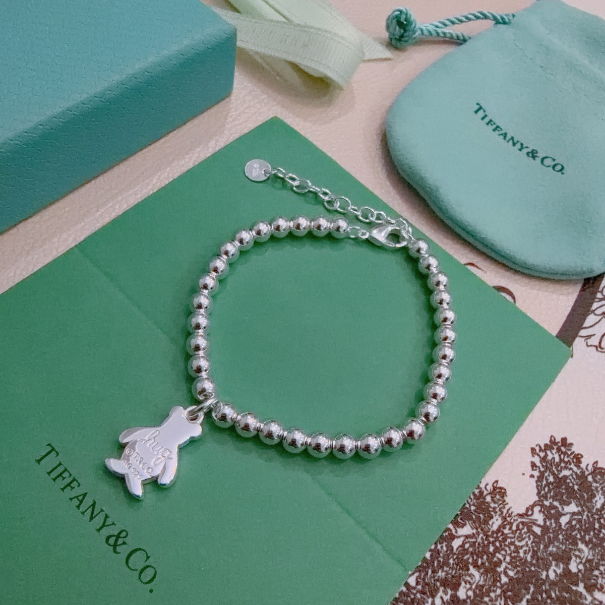 Signature Motif Bracelet in Silver-Tone – Vintage Detail – Design 68 main product view