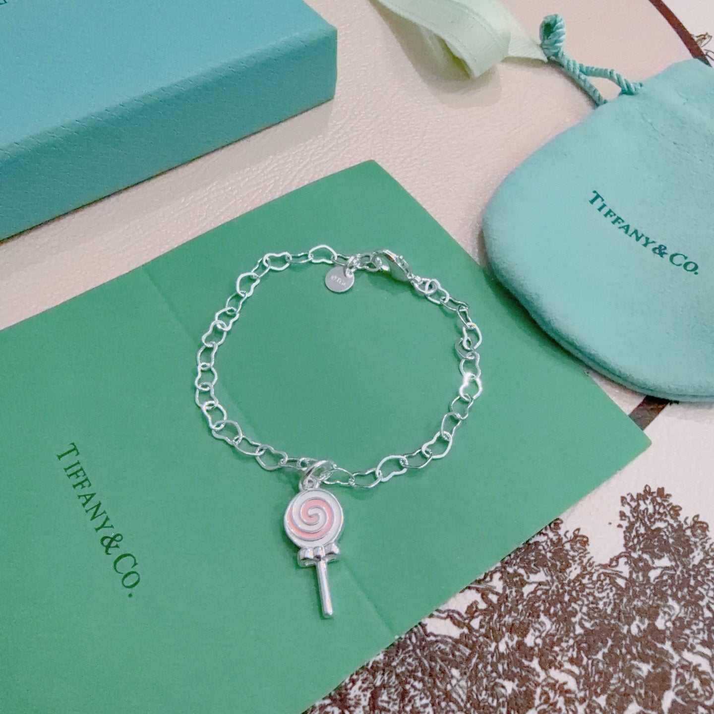 Signature Motif Bracelet in Silver-Tone – Vintage Detail – Design 66 styled product view