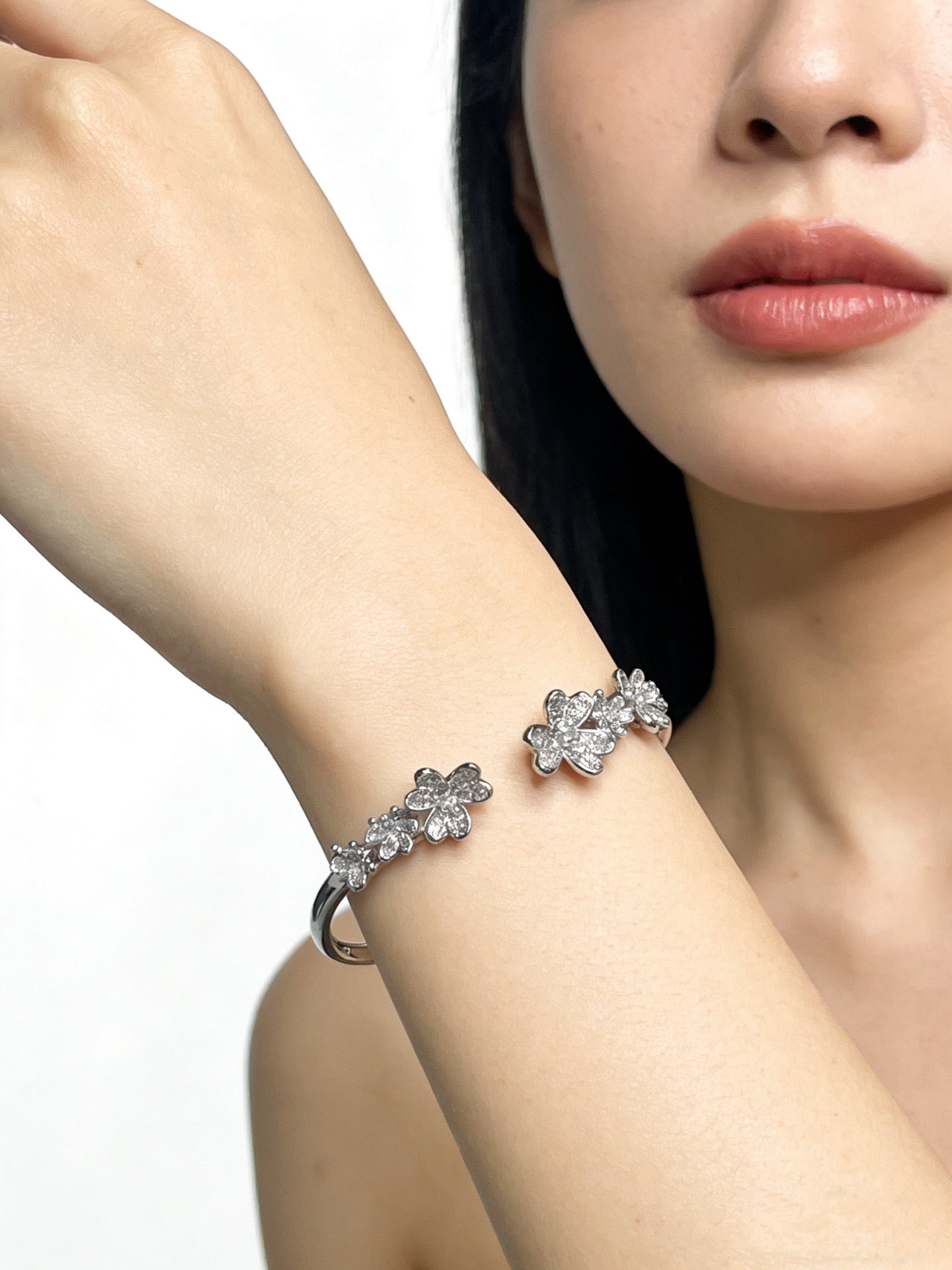 Sculptural Statement Bracelet in Gold-Tone – Design 135 main product view