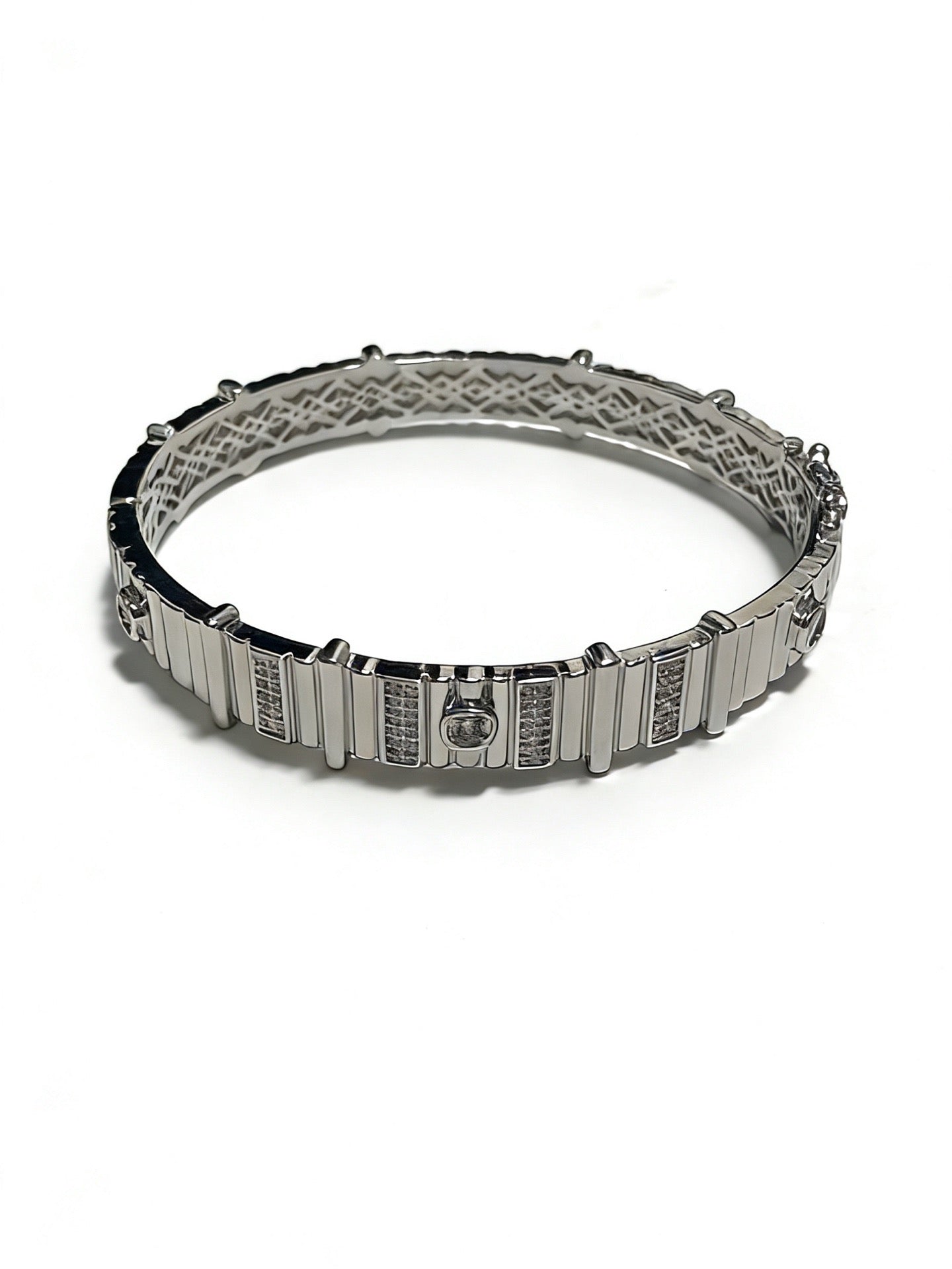 Sculptural Statement Bracelet in Gold-Tone – Design 131 main product view