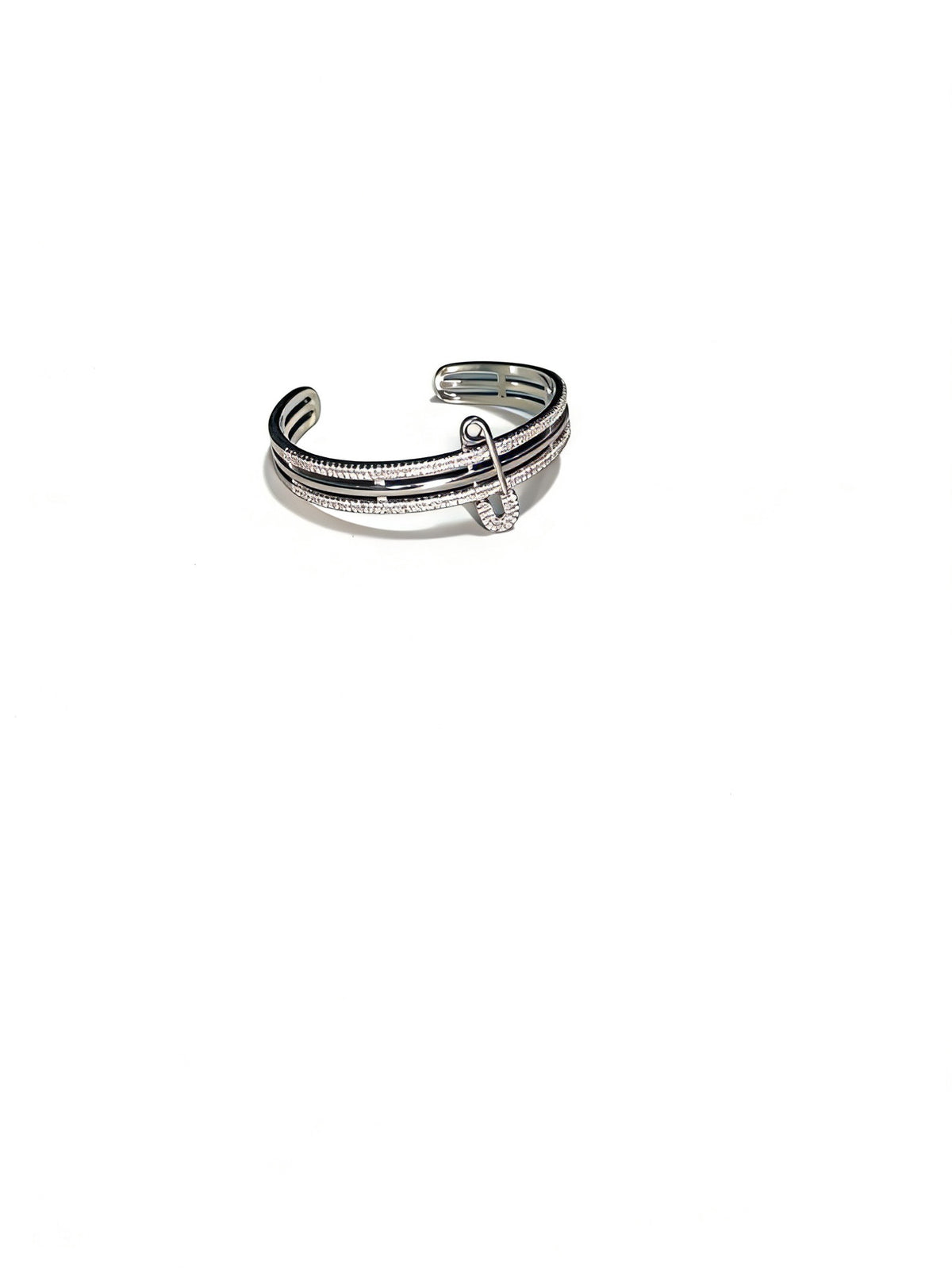 Sculptural Statement Bracelet in Gold-Tone – Design 130 detail view