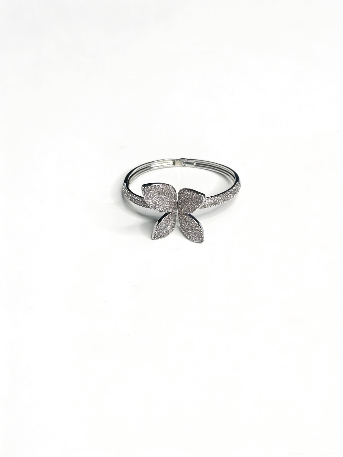 Sculptural Statement Bracelet in Gold-Tone – Design 129 main product view