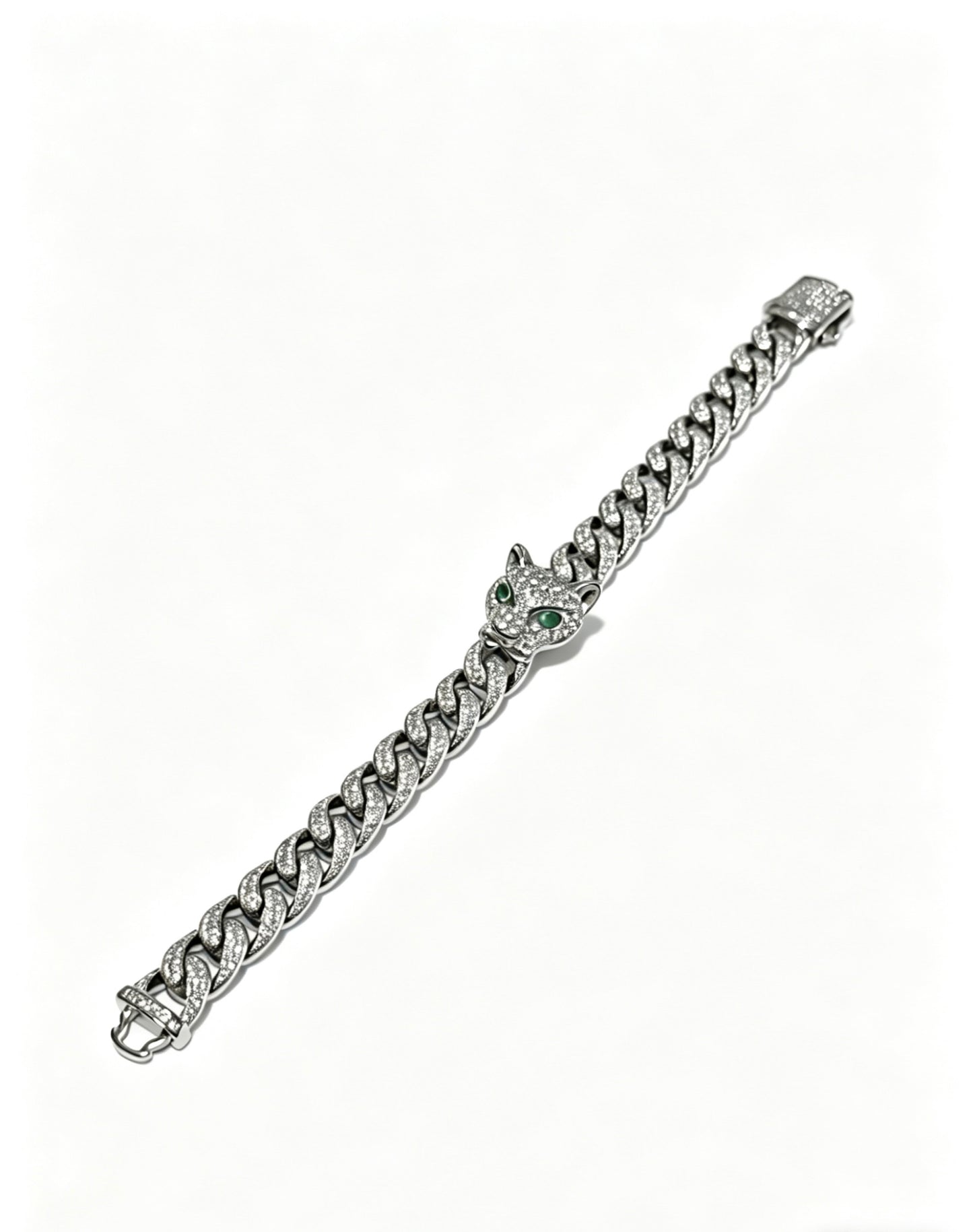 Sculptural Statement Bracelet in Gold-Tone – Design 124 detail view