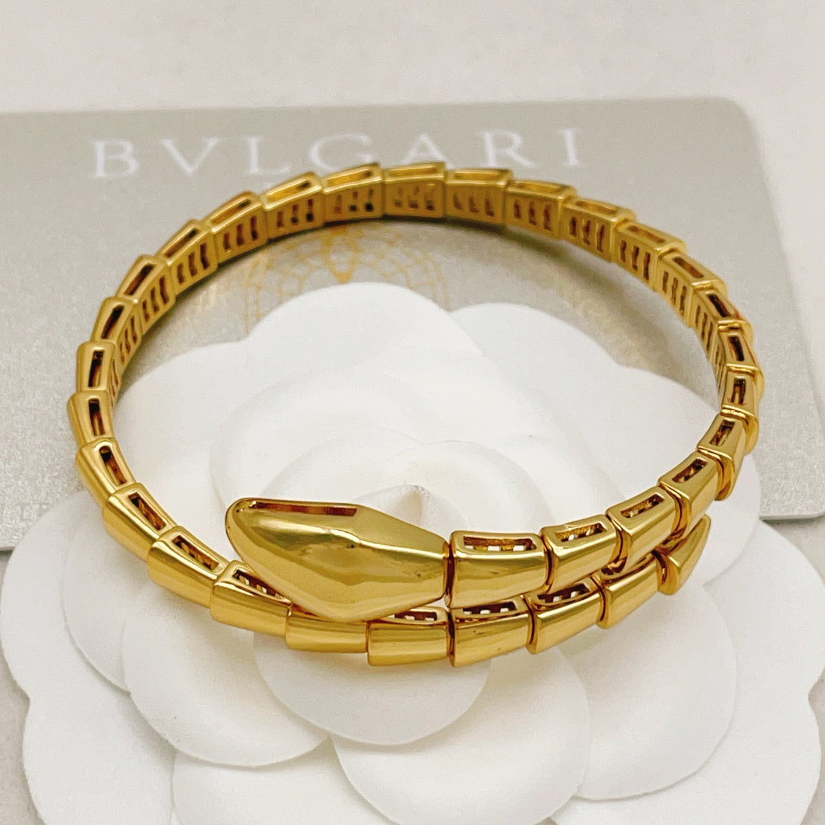 Serpentine Bangle in Gold-Tone main product view