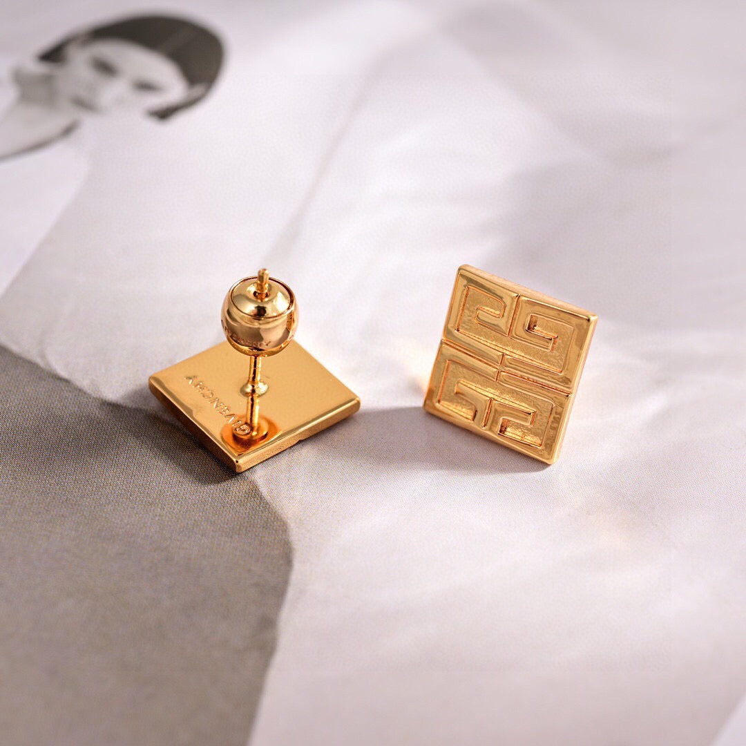 Infinity Drop Stud Earrings – Design 03 main product view