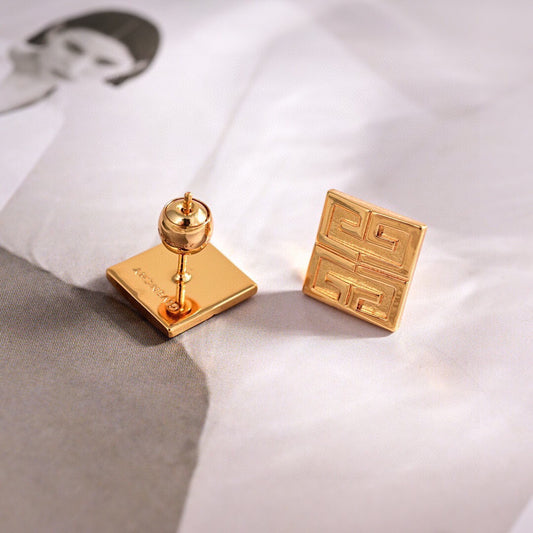 Infinity Drop Stud Earrings – Design 03 main product view