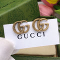 Serpentine Stud Earrings in Silver-Tone main product view