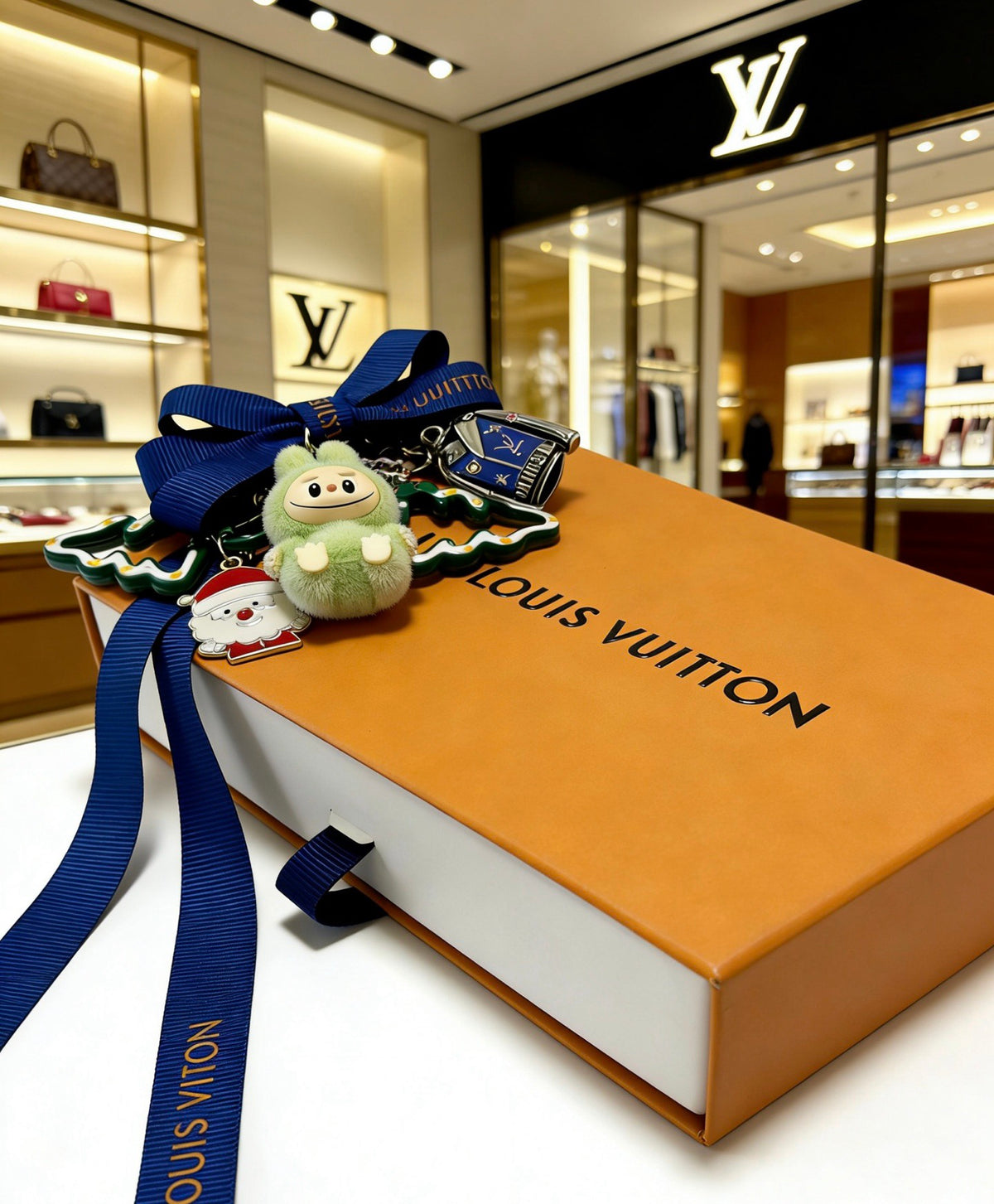 Bag Motif Keychain – Bag Detail – Design 087 styled product view