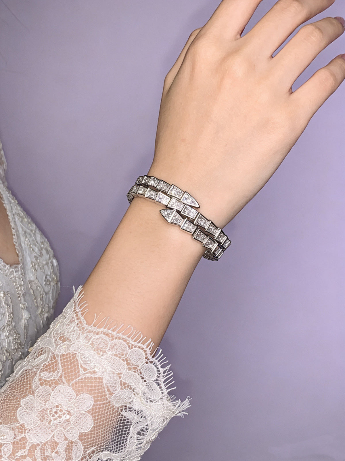 Sculptural Statement Bracelet in Gold-Tone – Design 148 front view