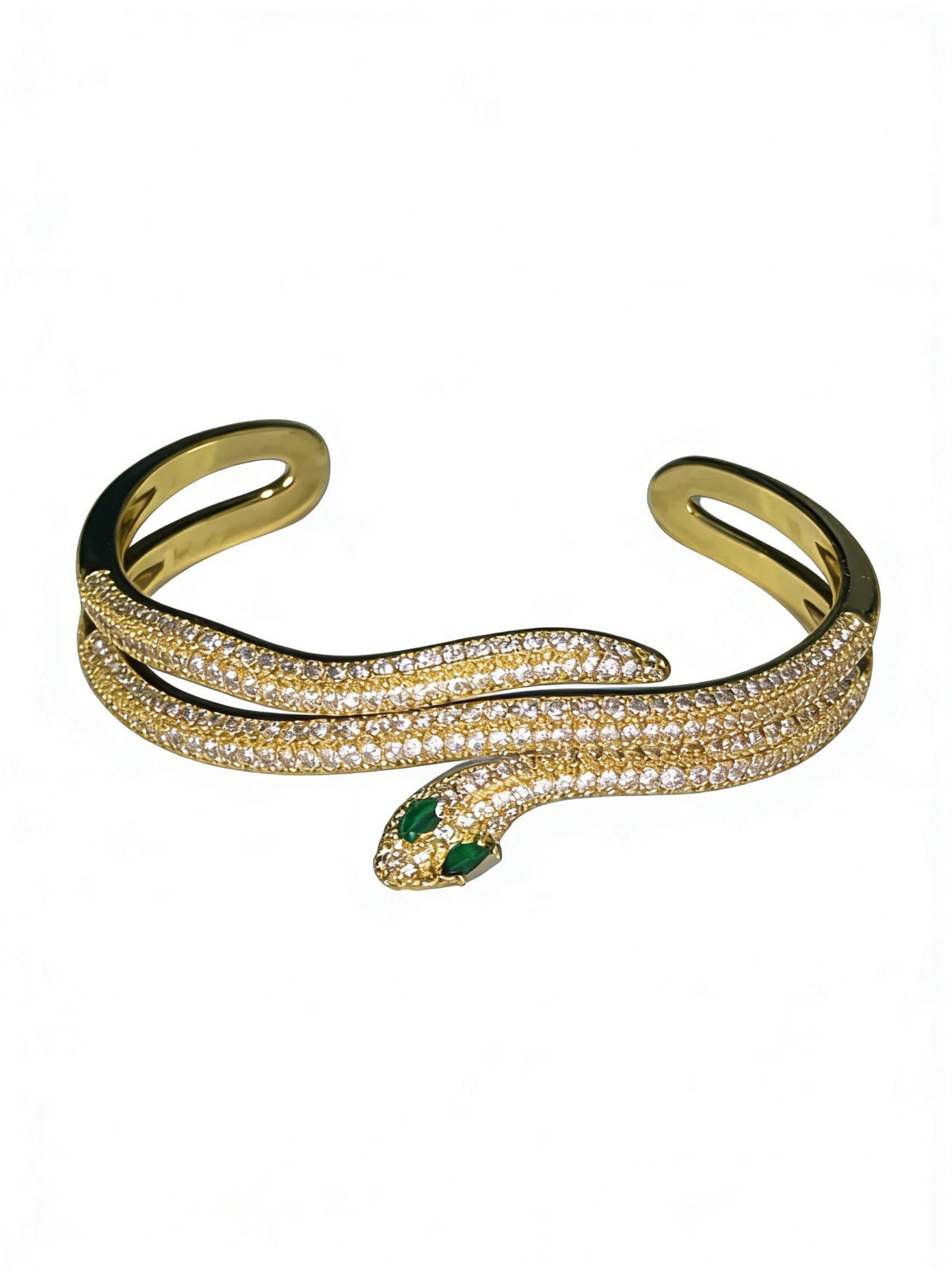 Sculptural Statement Bracelet in Gold-Tone – Design 138 main product view
