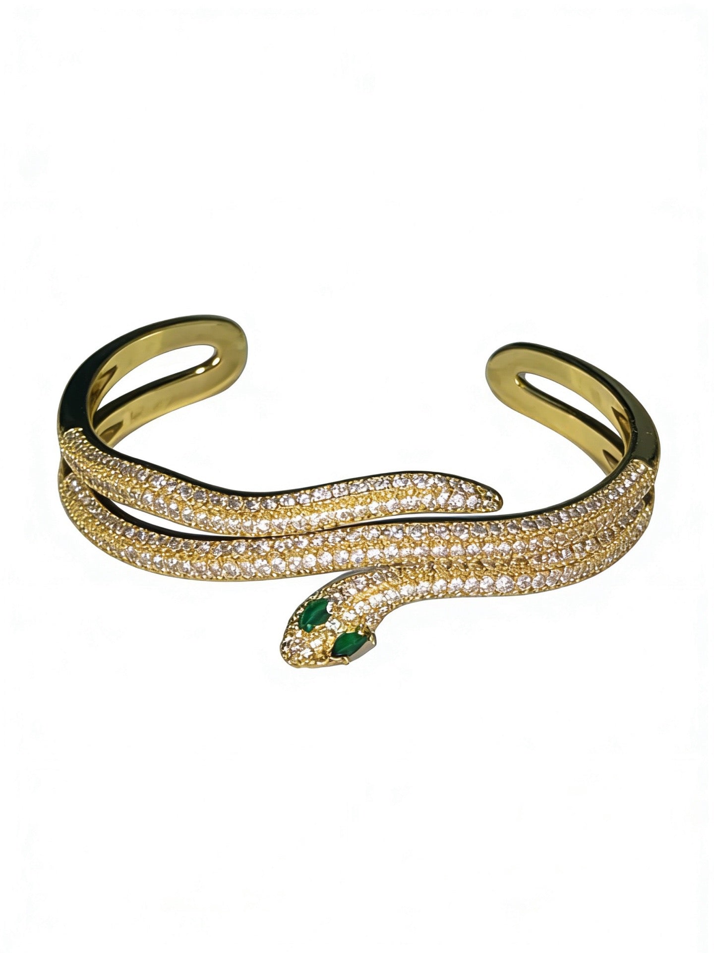 Sculptural Statement Bracelet in Gold-Tone – Design 138 main product view