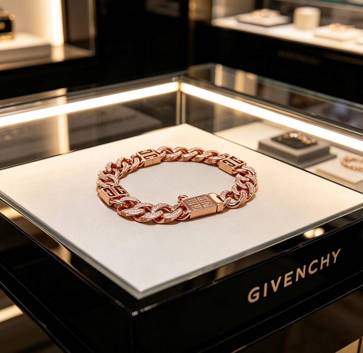 4G Emblem Emblem Bracelet – Design 12 close-up view