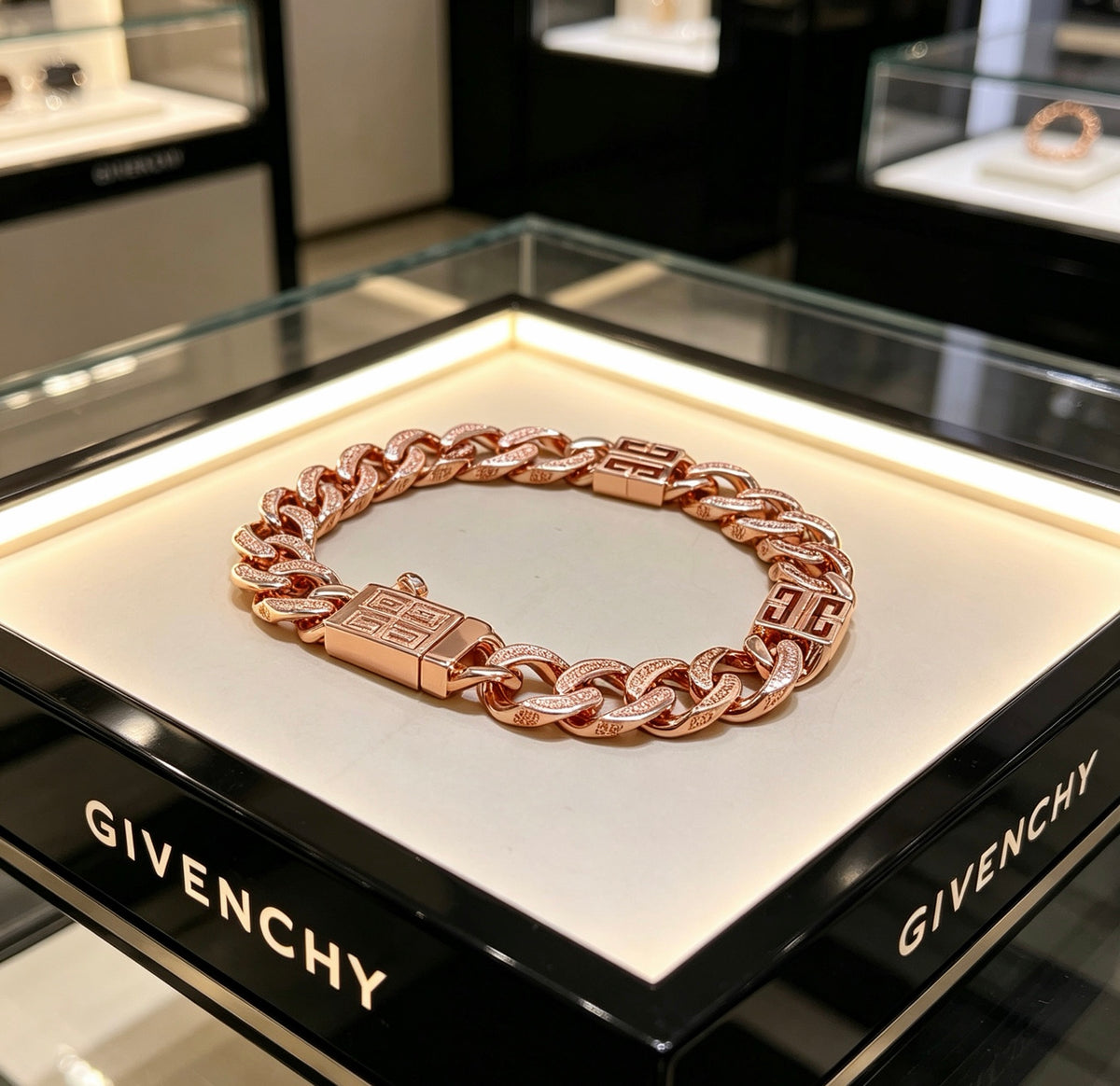 4G Emblem Emblem Bracelet – Design 06 front view