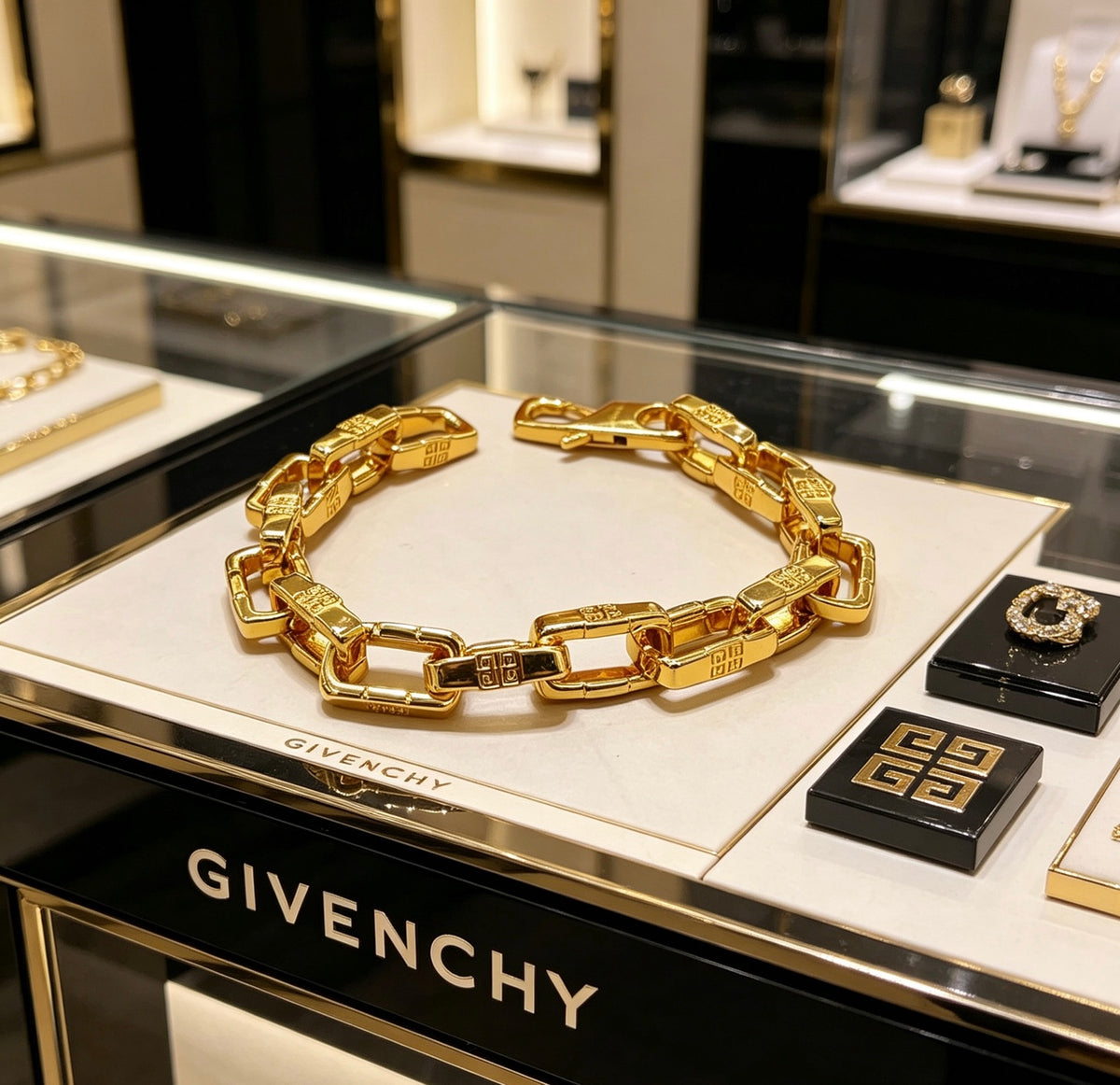 4G Emblem Emblem Bracelet – Design 07 front view