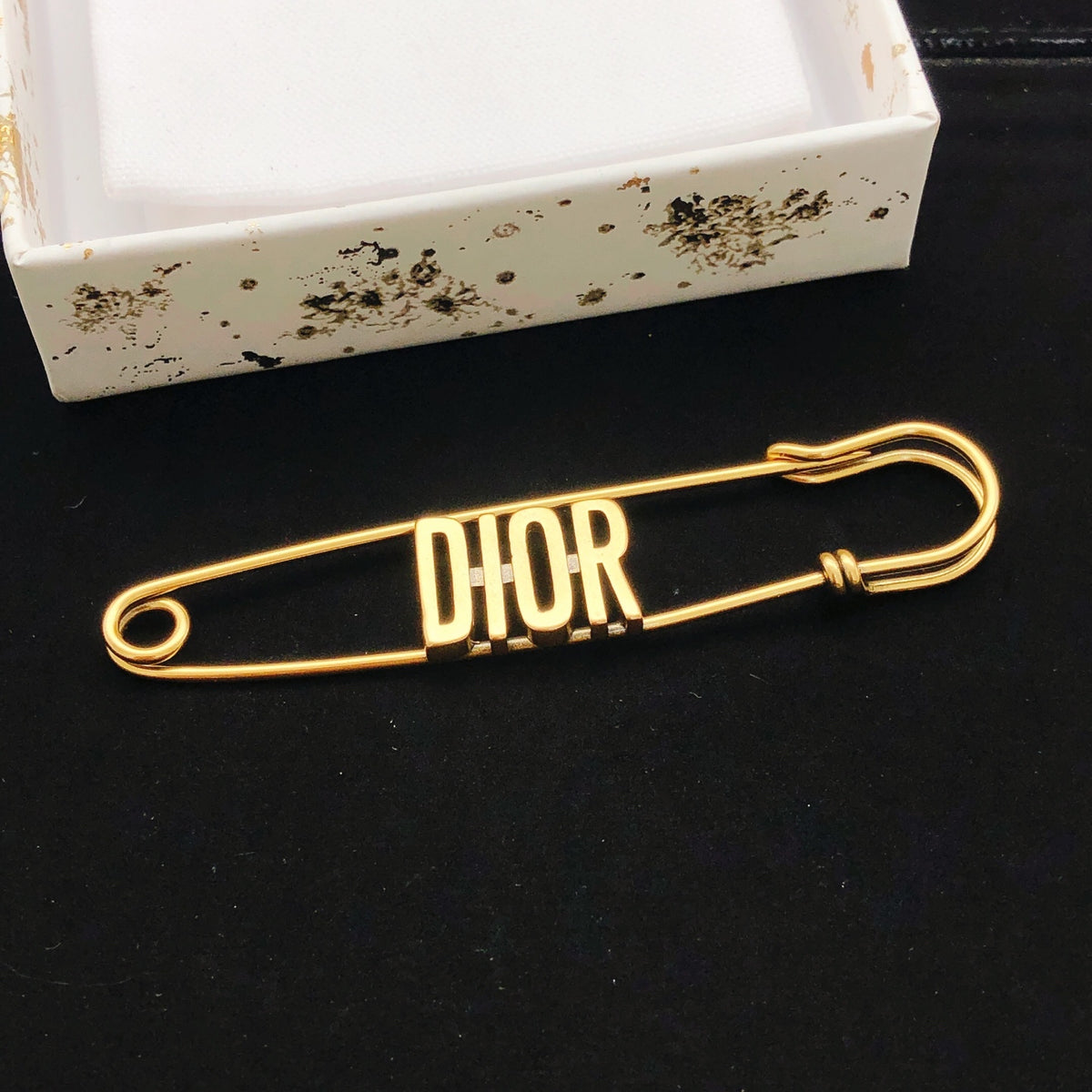 Sculptural Jewelry Accessory in Polished Metal-Tone – Design 001 main product view