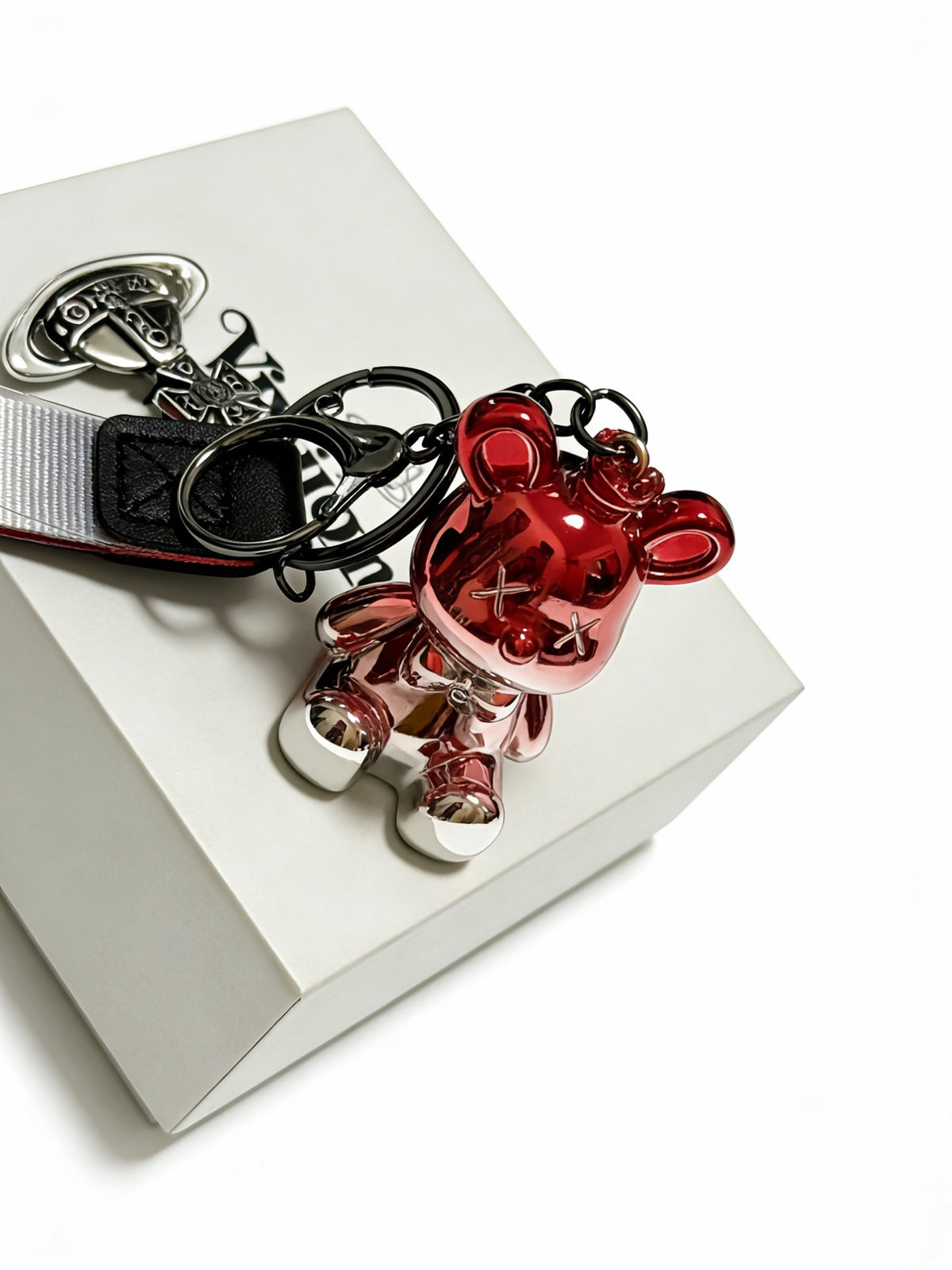 Orb-Inspired Emblem Jewelry Accessory in Polished Metal-Tone – Design 044 styled product view