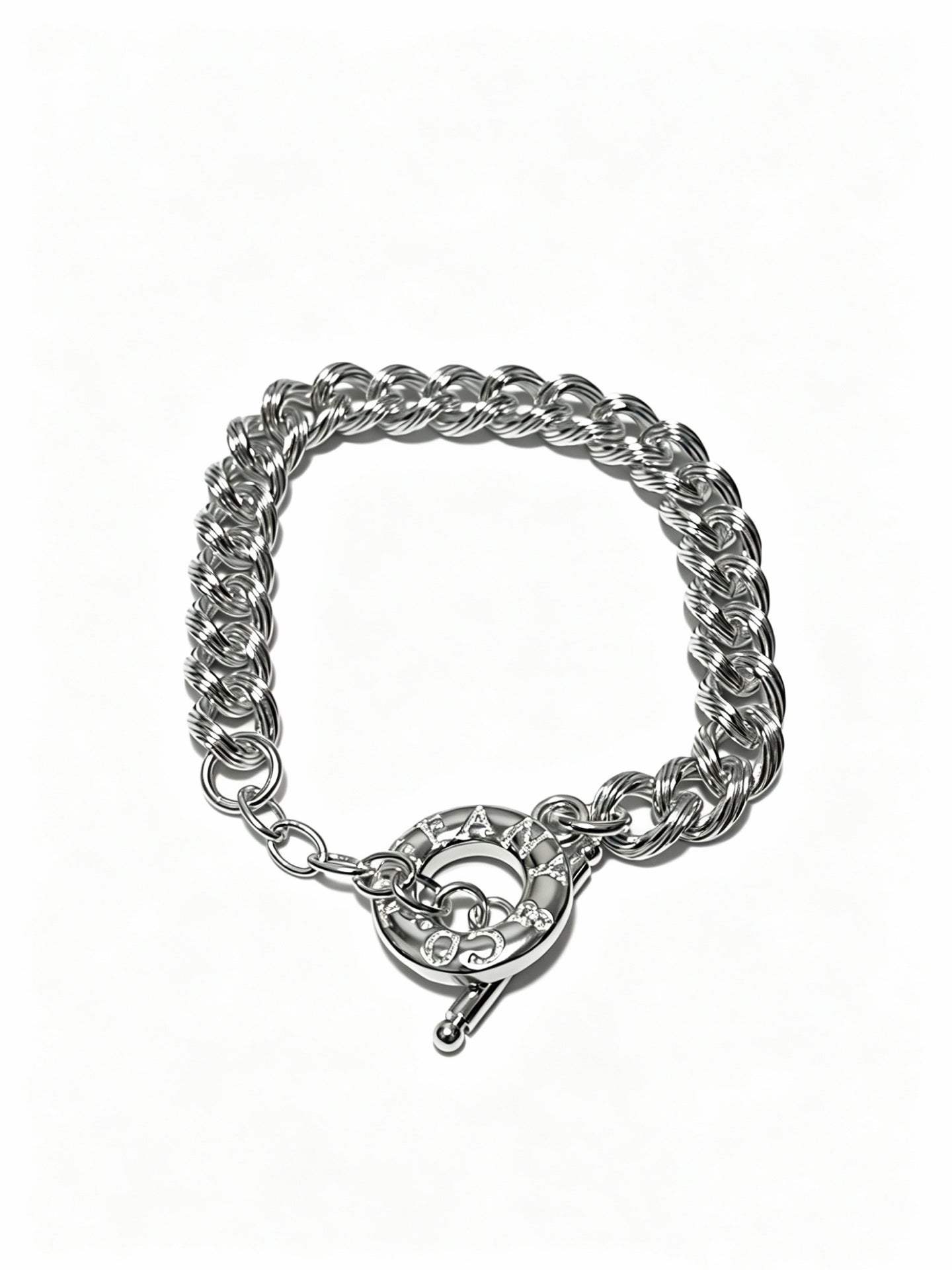 Signature Motif Bracelet in Silver-Tone – Vintage Detail – Design 80 main product view