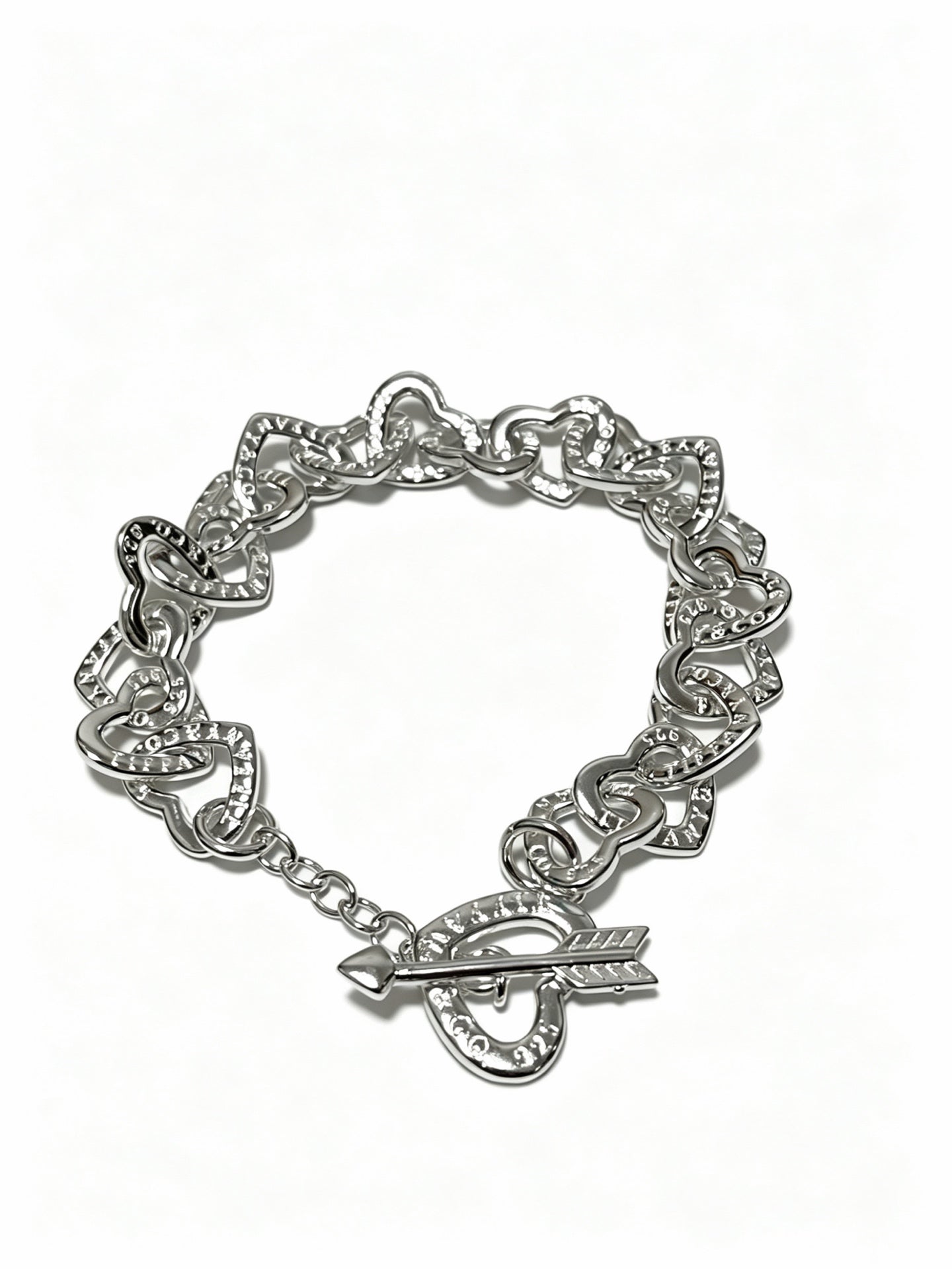 Signature Motif Bracelet in Silver-Tone – Vintage Detail – Design 78 main product view