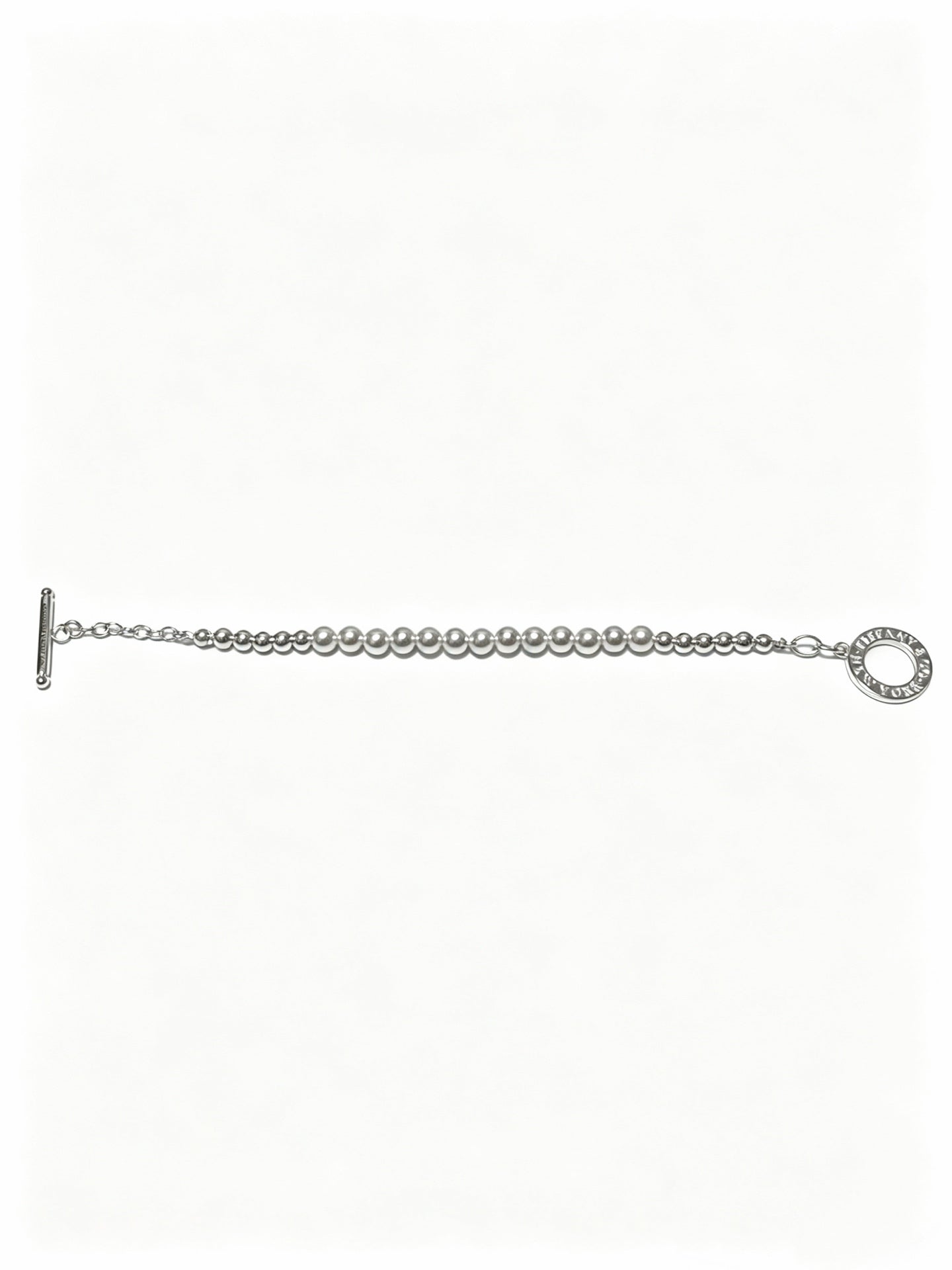 Signature Motif Bracelet in Silver-Tone – Vintage Detail – Design 77 detail view