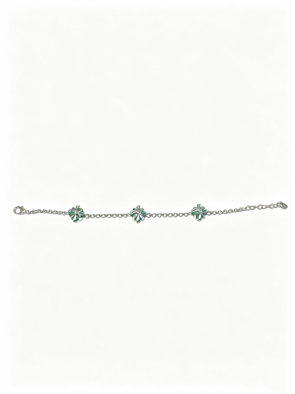 Signature Motif Bracelet in Silver-Tone – Vintage Detail – Design 76 front product view