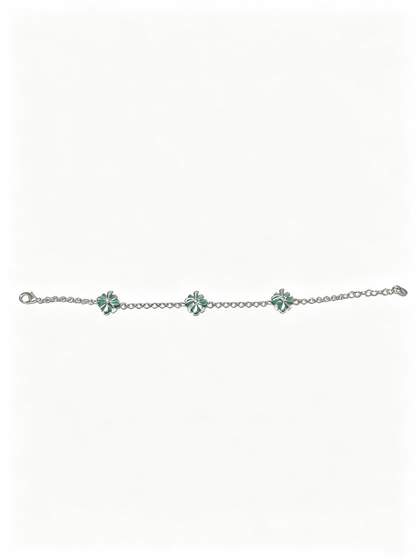 Signature Motif Bracelet in Silver-Tone – Vintage Detail – Design 76 front product view