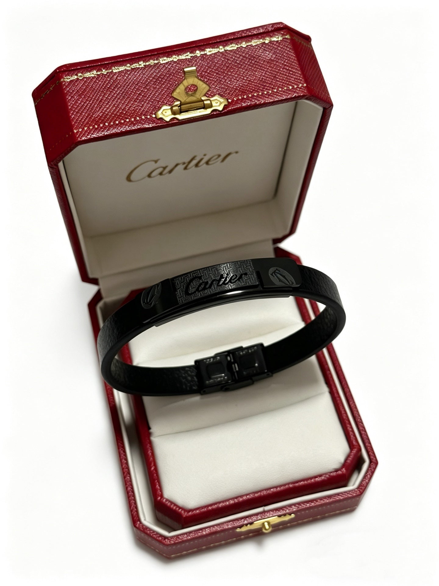 Sculptural Statement Bracelet in Gold-Tone – Design 153 side detail