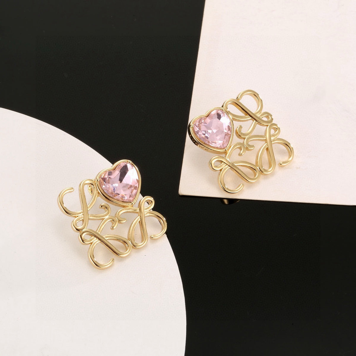 Graphic Emblem Jewelry Accessory in Gold-Tone – Design 04 main product view