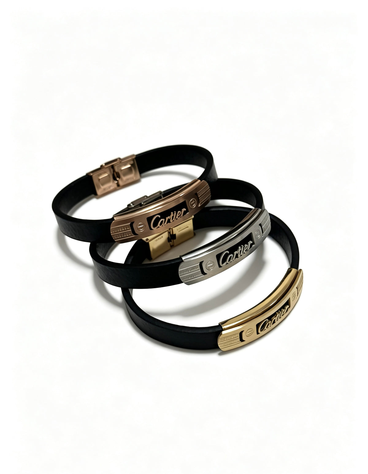 Sculptural Statement Bracelet in Gold-Tone – Design 149 styled view