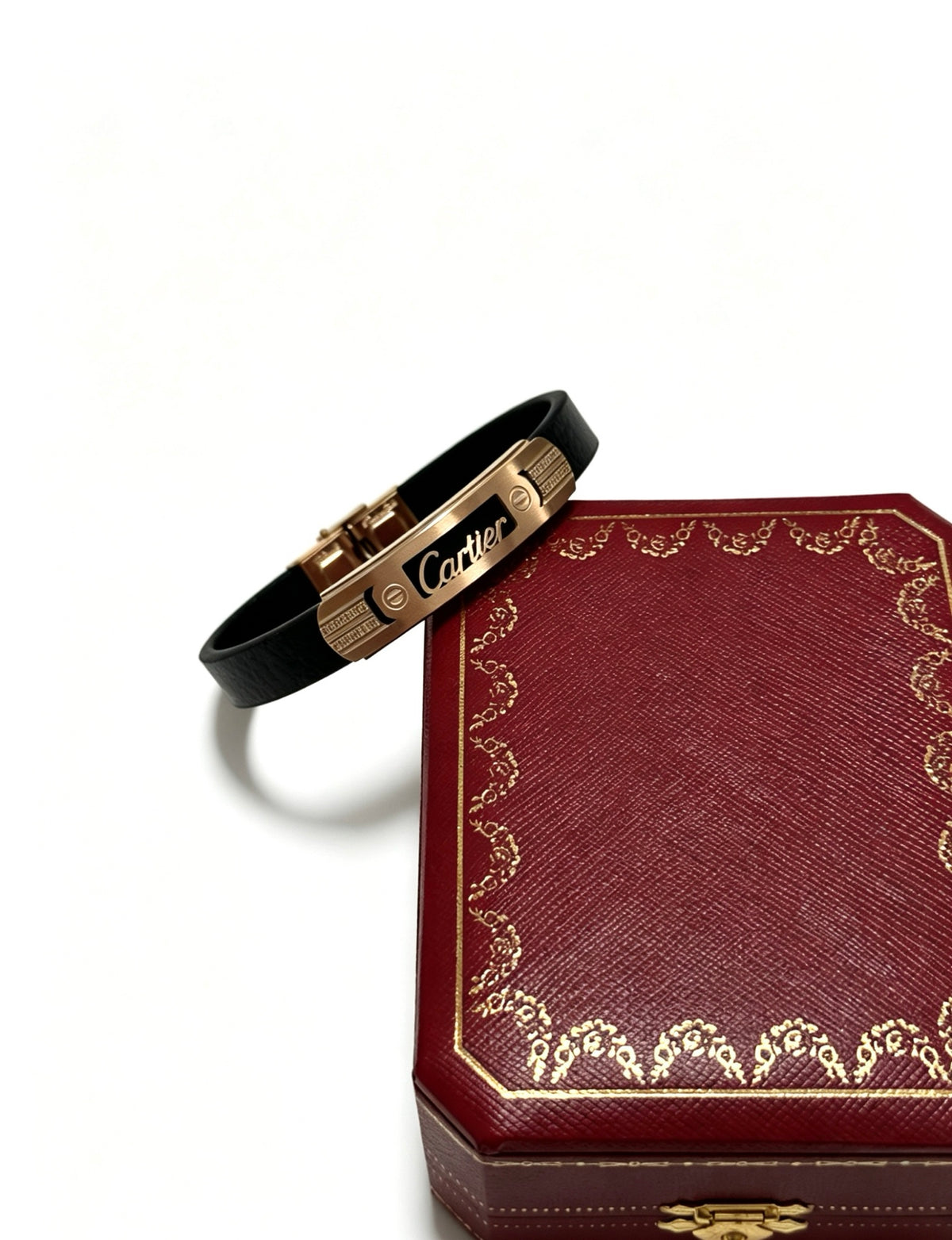 Sculptural Statement Bracelet in Gold-Tone – Design 149 front view