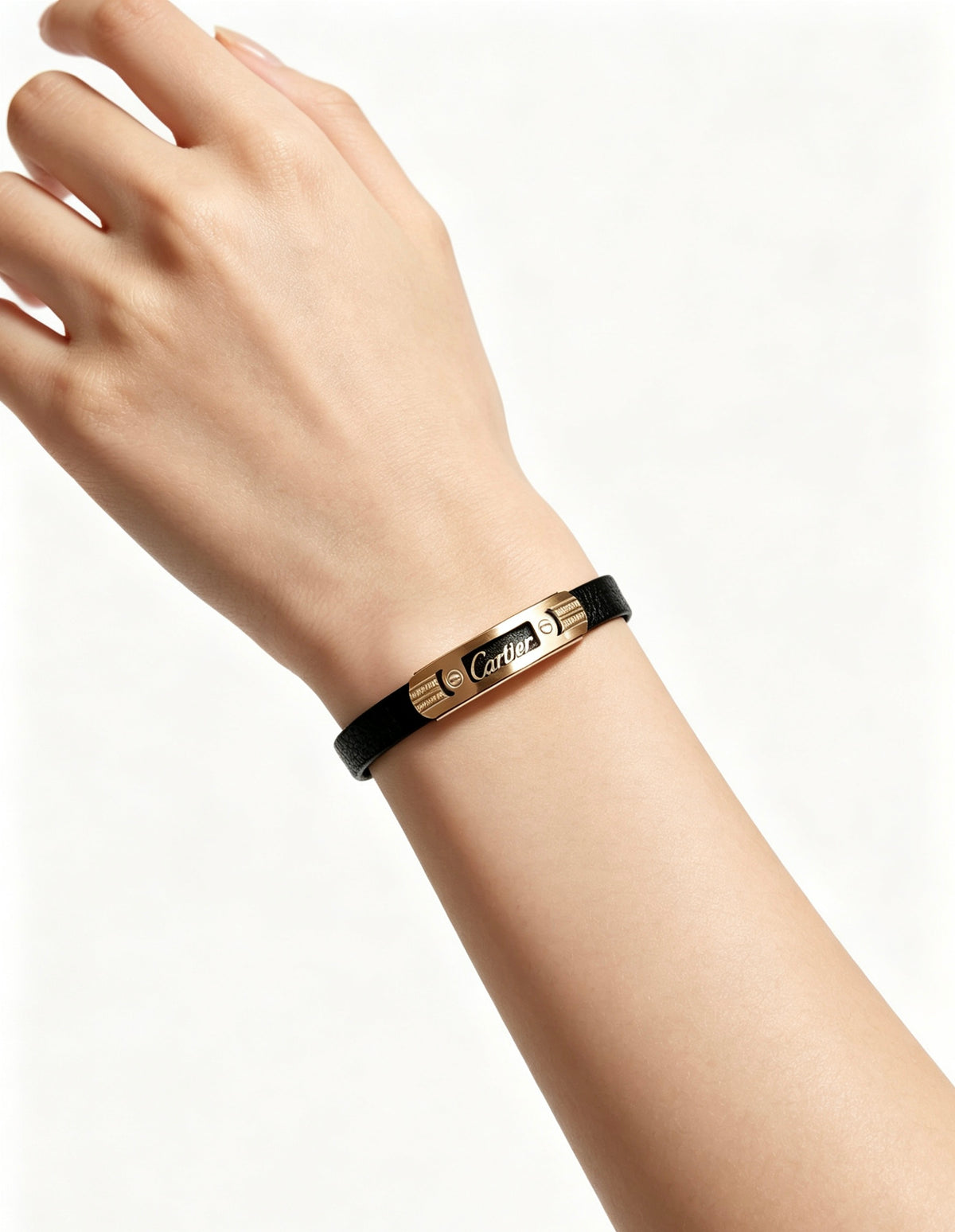 Sculptural Statement Bracelet in Gold-Tone – Design 149 main product view