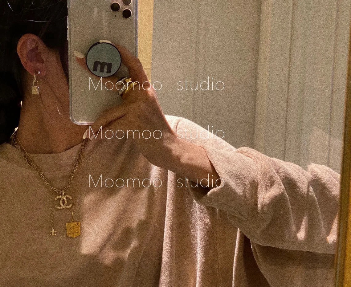 Signature Emblem Statement Ring in Polished Metal-Tone – Design 032 front product view