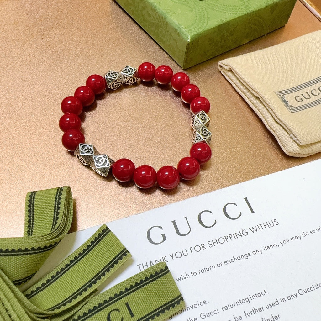 Double-G Emblem Bracelet in Polished Metal-Tone – Design 009 main product view